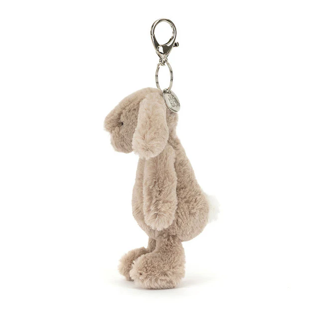 Jellycat Bashful Beige Bunny Bag Charm - Image 3