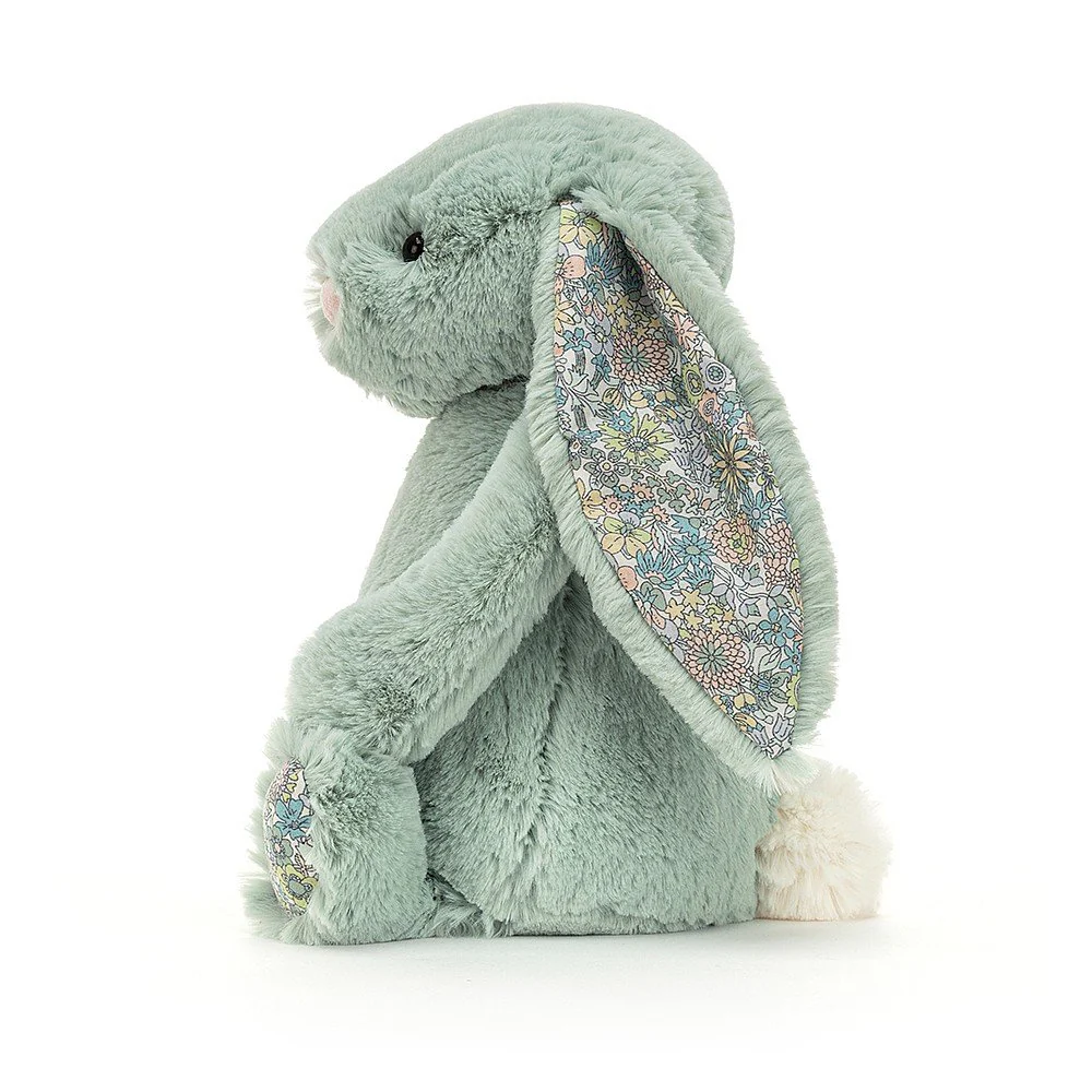 Jellycat Bashful Blossom Bunny Small - Sage - Image 2