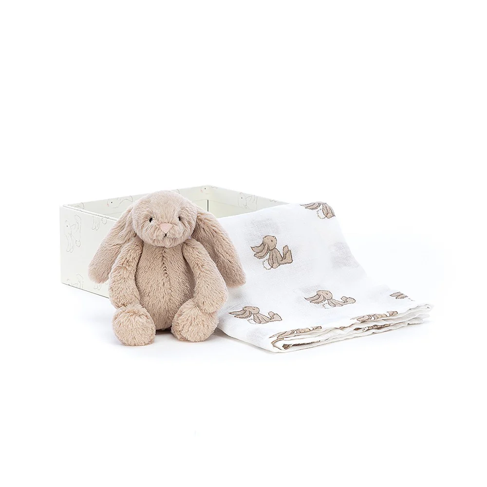 Jellycat Bashful Bunny Gift Set - Beige - Image 2