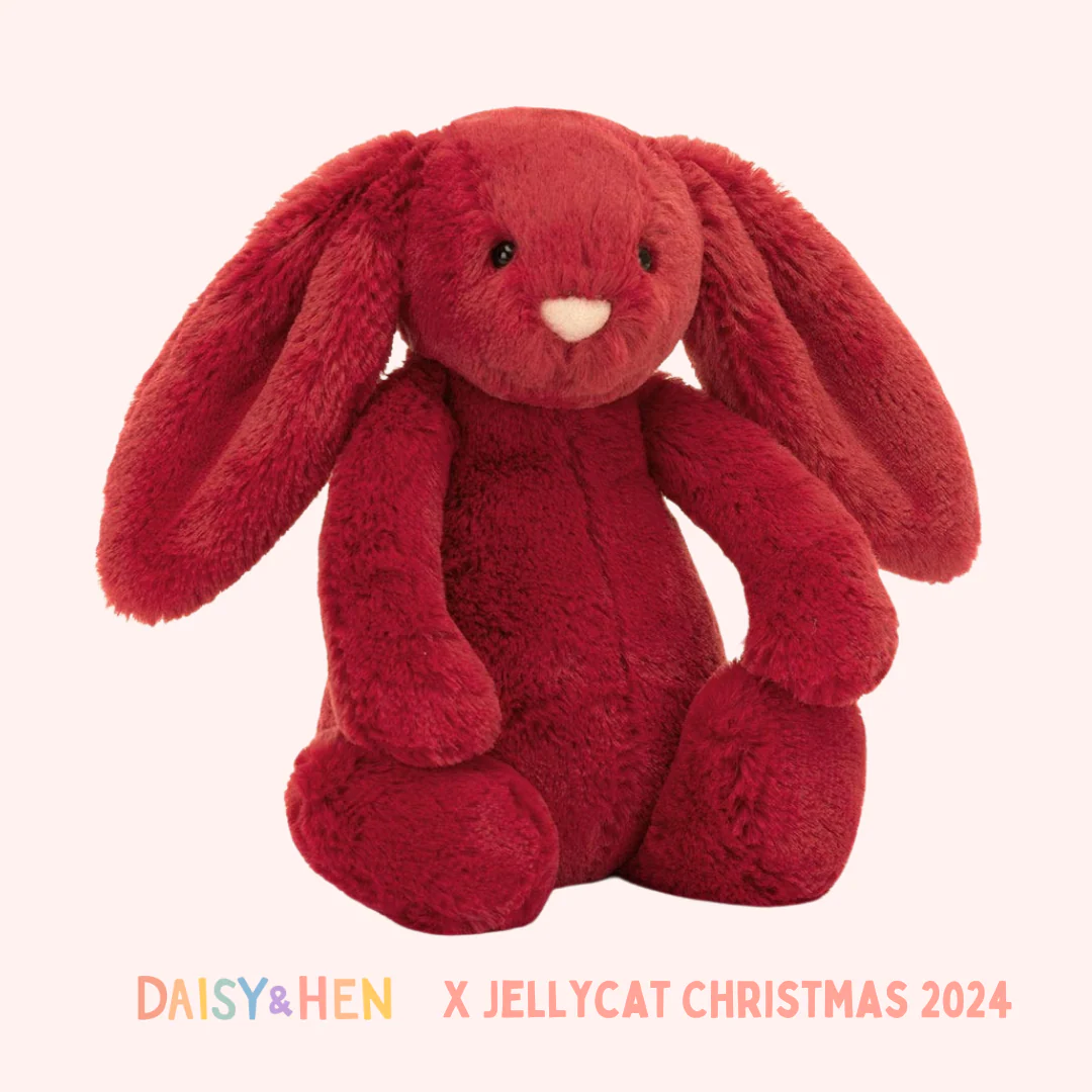 Jellycat Bashful Bunny Small - Cranberry