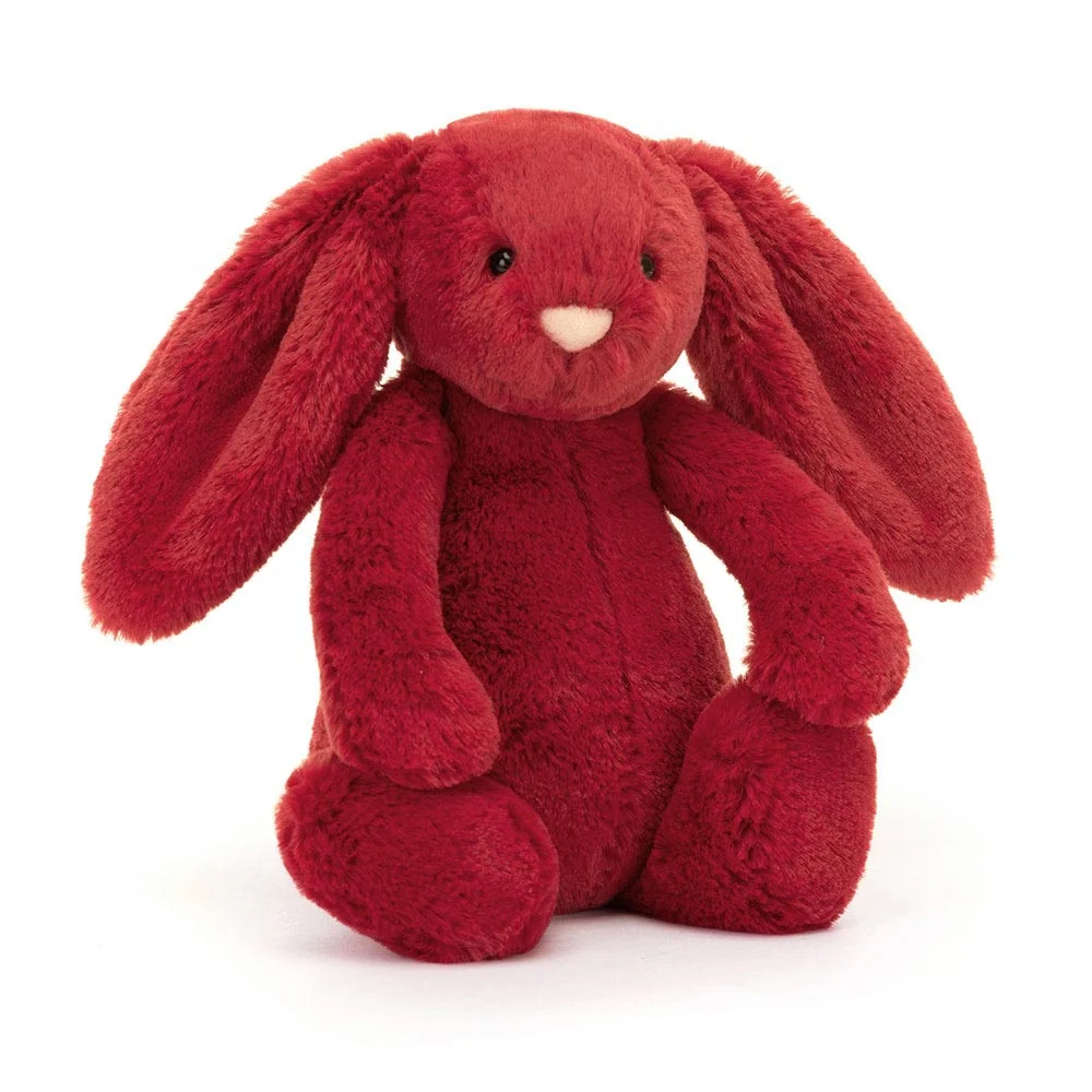 Jellycat Bashful Bunny Small - Cranberry - Image 4