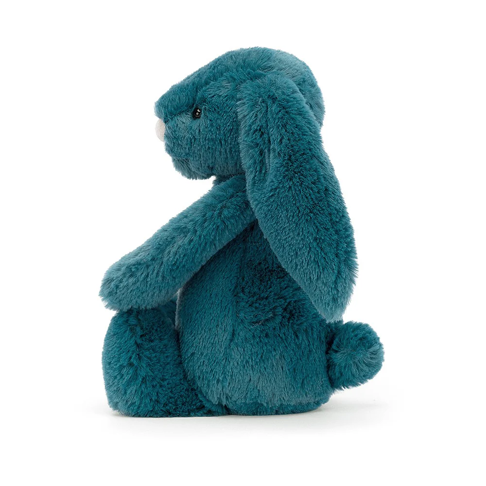 Jellycat Bashful Bunny Small - Mineral Blue - Image 2
