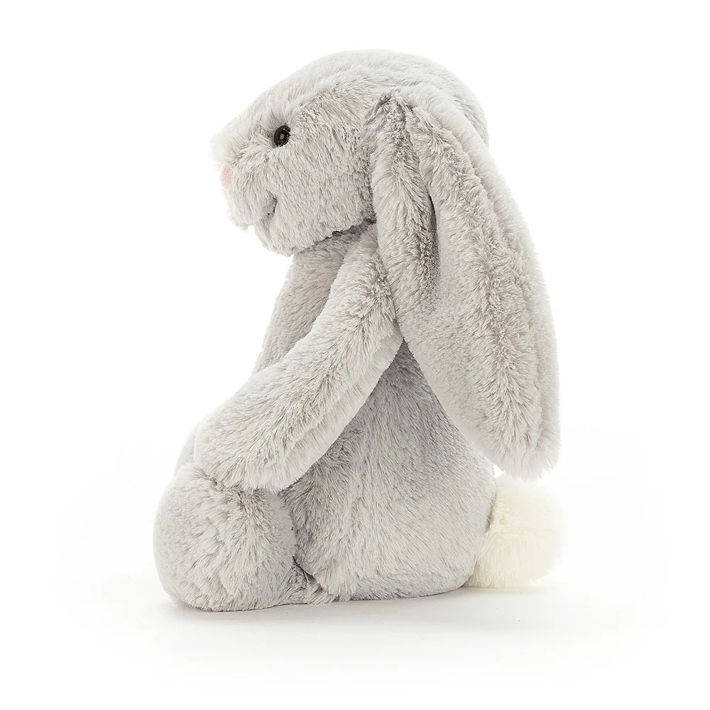 Jellycat Bashful Bunny Small - Silver - Image 2