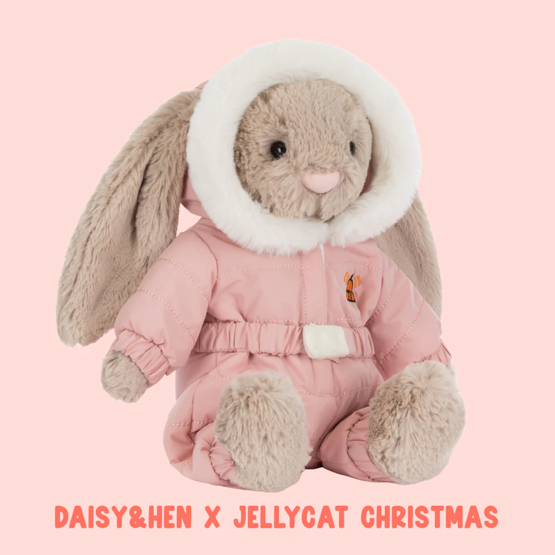 Jellycat Bashful Bunny 'Snow Suit'