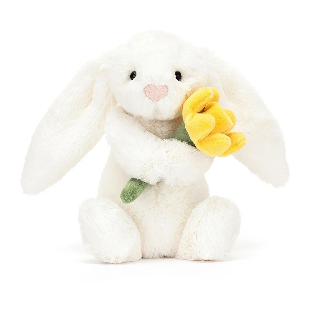 Jellycat Bashful Bunny with Daffodil - Image 3