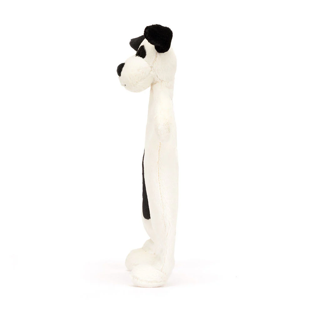 Jellycat Bashful Comforter - Black & Cream Puppy - Image 3