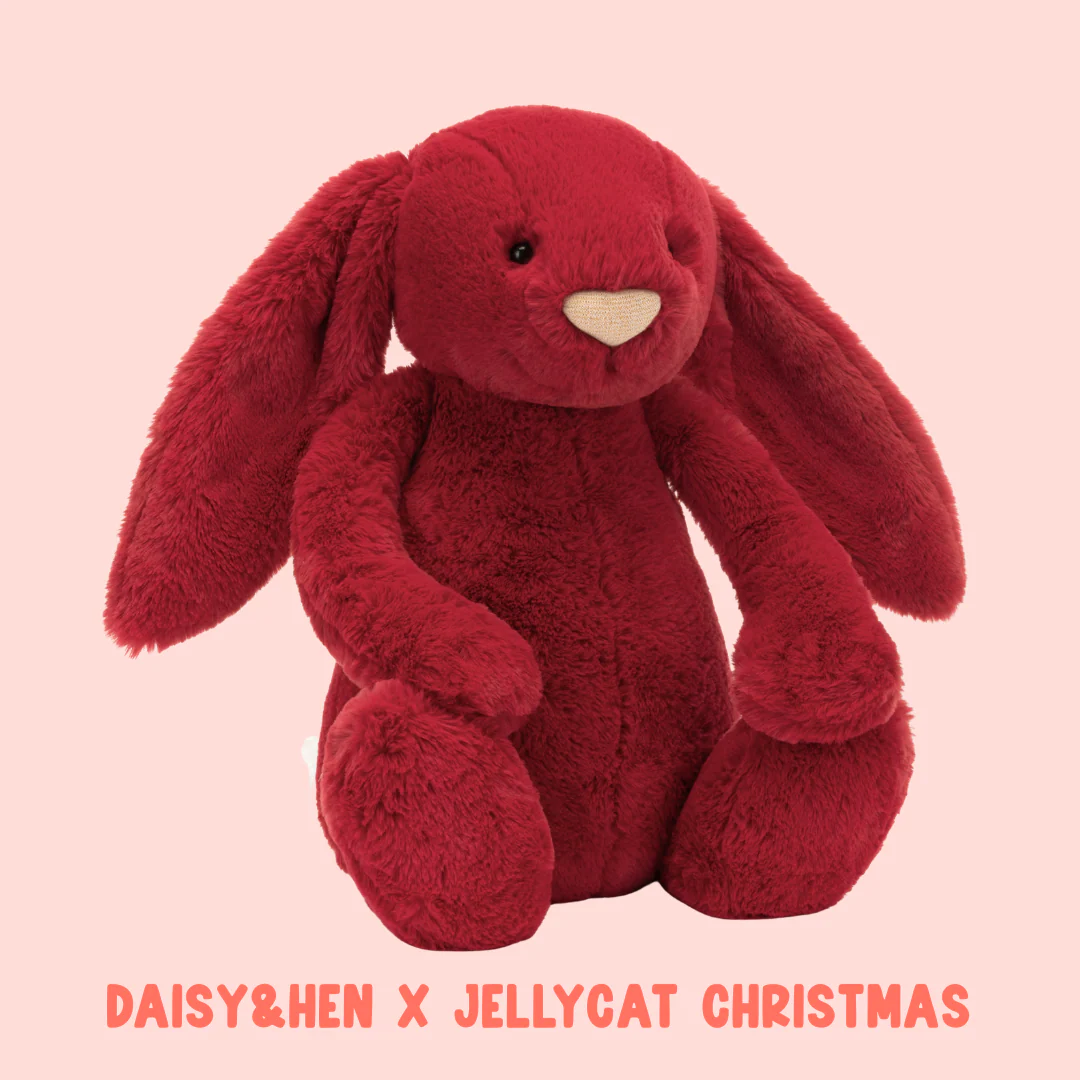 Jellycat Bashful Luxe Bunny Scarlett Big