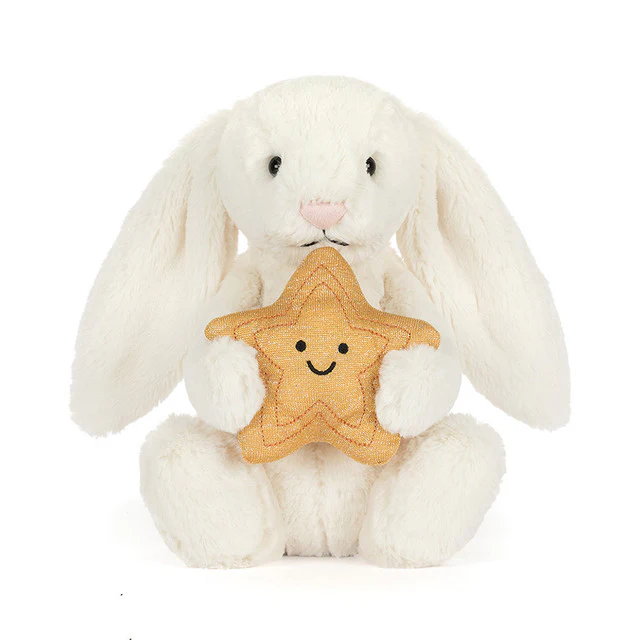 Jellycat Cream Bunny with Star - Image 4