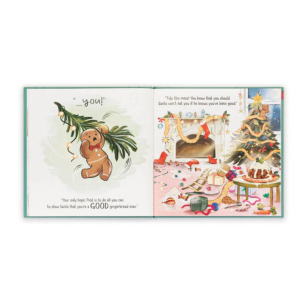 Jellycat Gingerbread Fred Book - Image 2