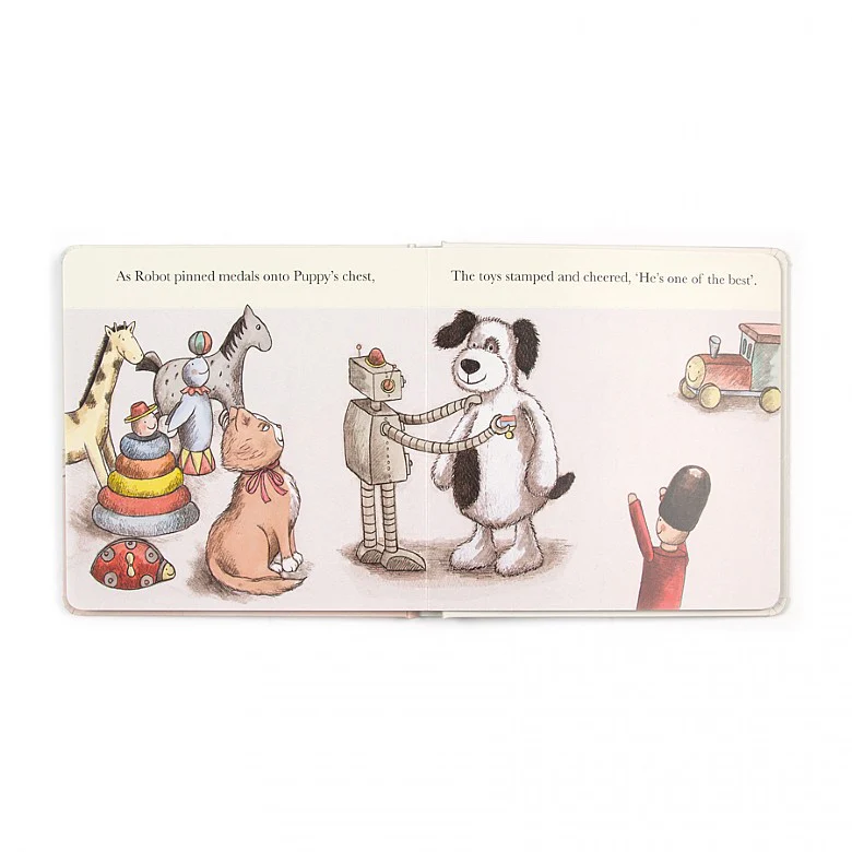 Jellycat Hardcover Scruffy Puppy Board Book - Image 2