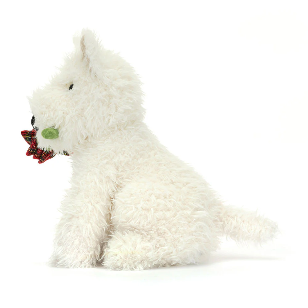 Jellycat Munro Dog Holding Rose - Image 7