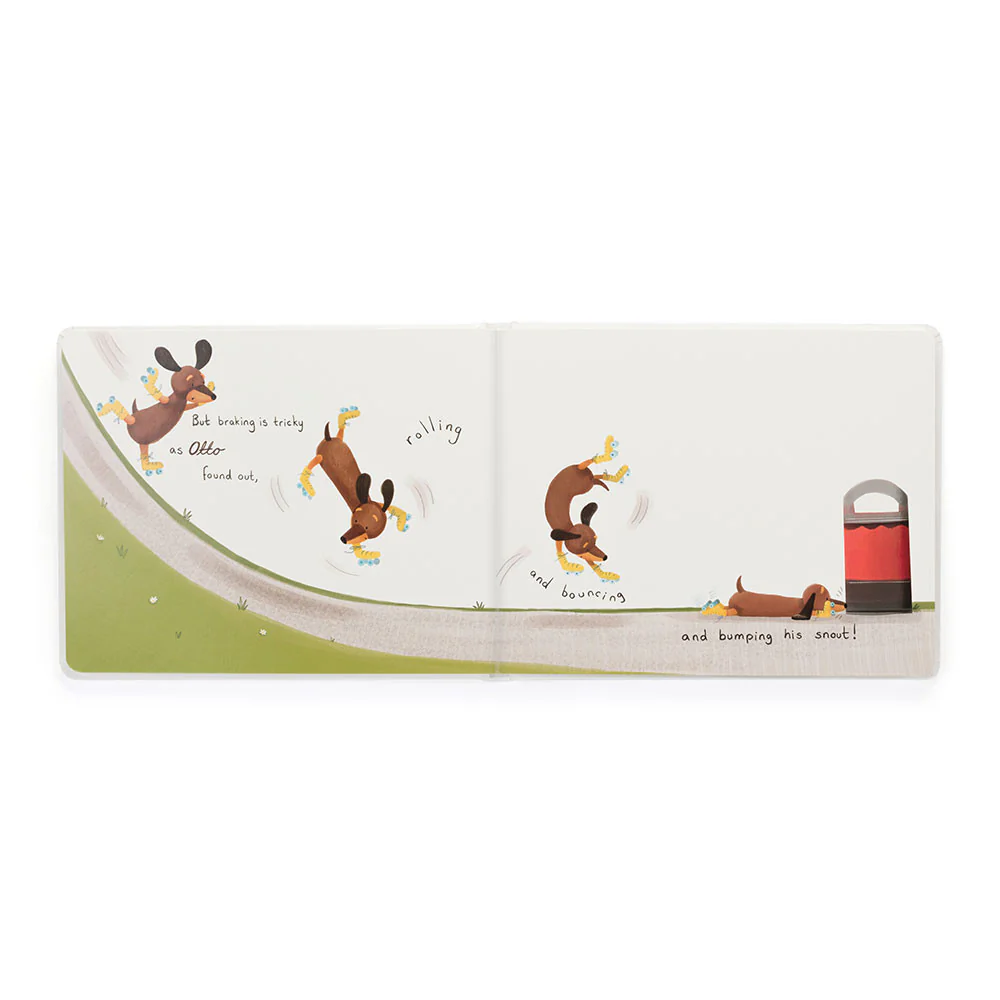 Jellycat Otto The Loyal Long Dog Book - Image 2