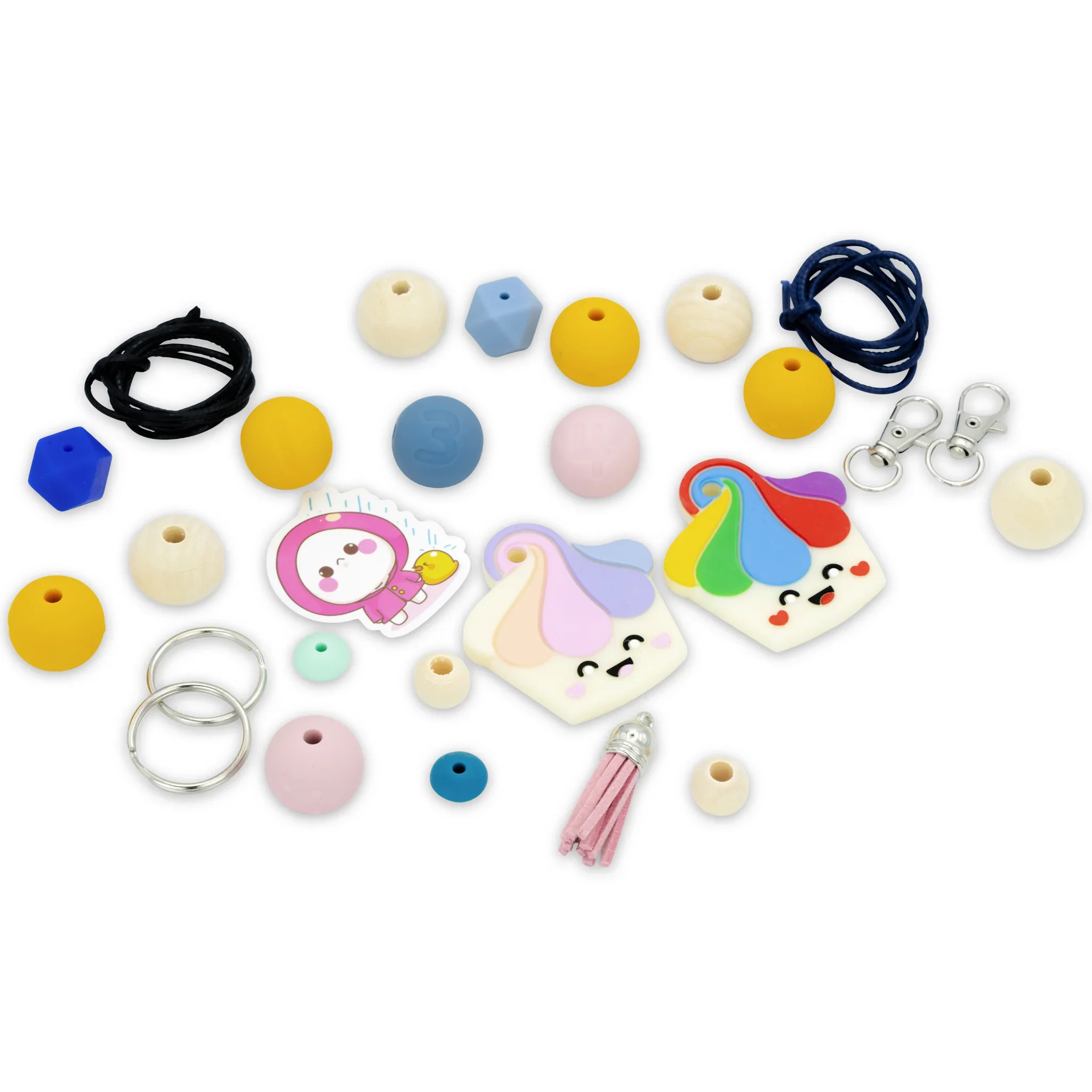 DIY Bag Tags Bead Kit -Sweet Cupcake - Image 3