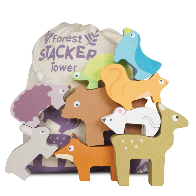 Petilou Forest Stacking Animals & Bag - Image 5