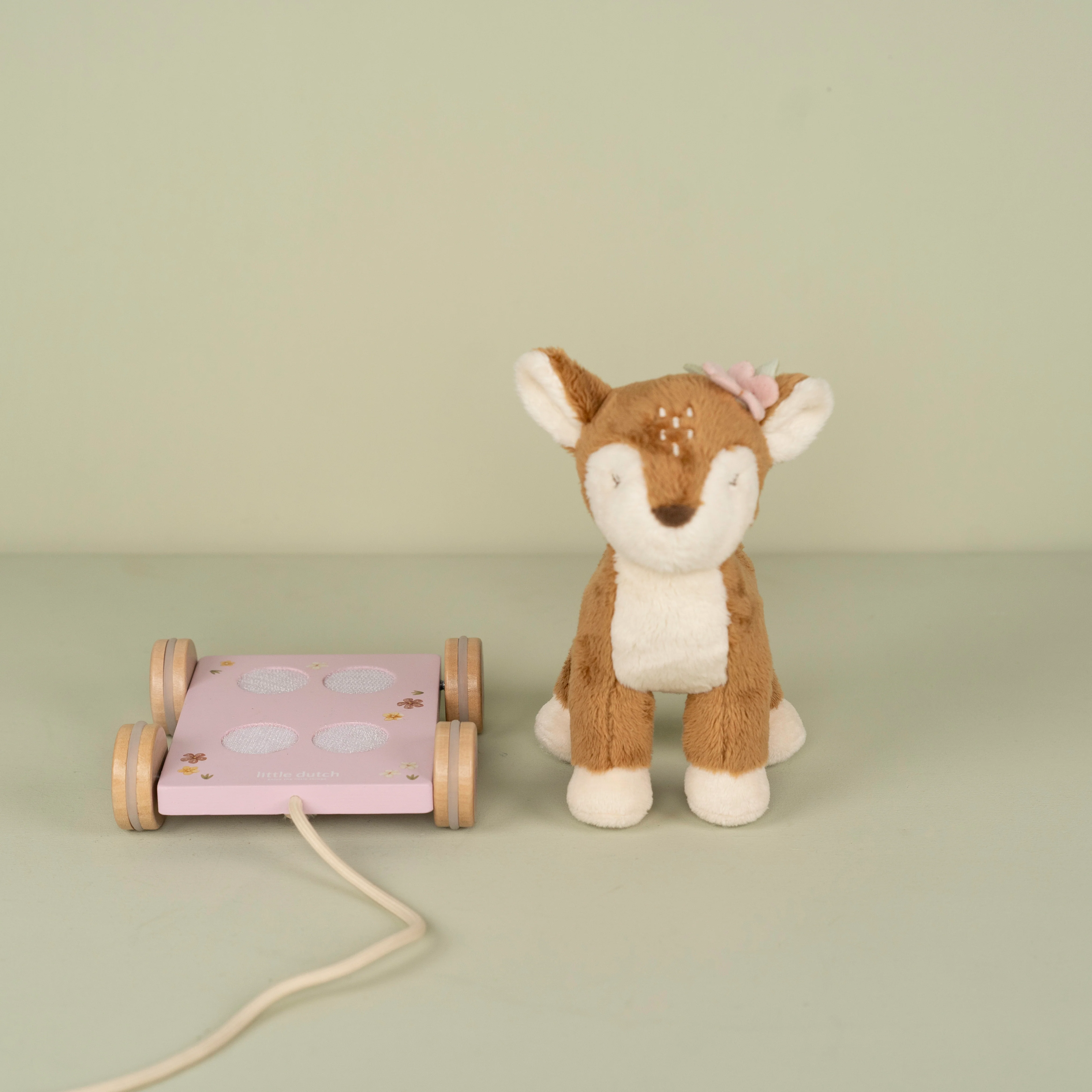Fairy Garden Pull-Along Soft Deer - Image 6