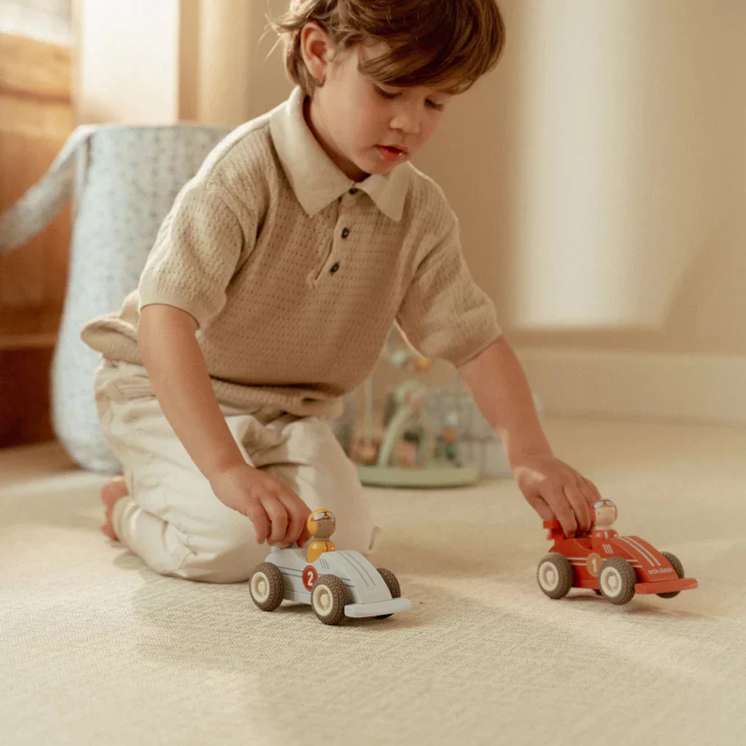Wooden Pullback Race Cars - Image 2