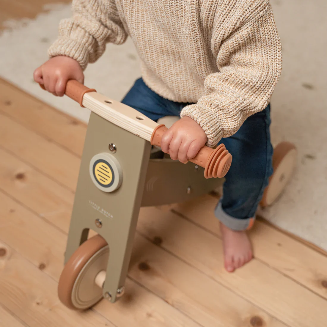Wooden Tricycle - Olive - Image 2