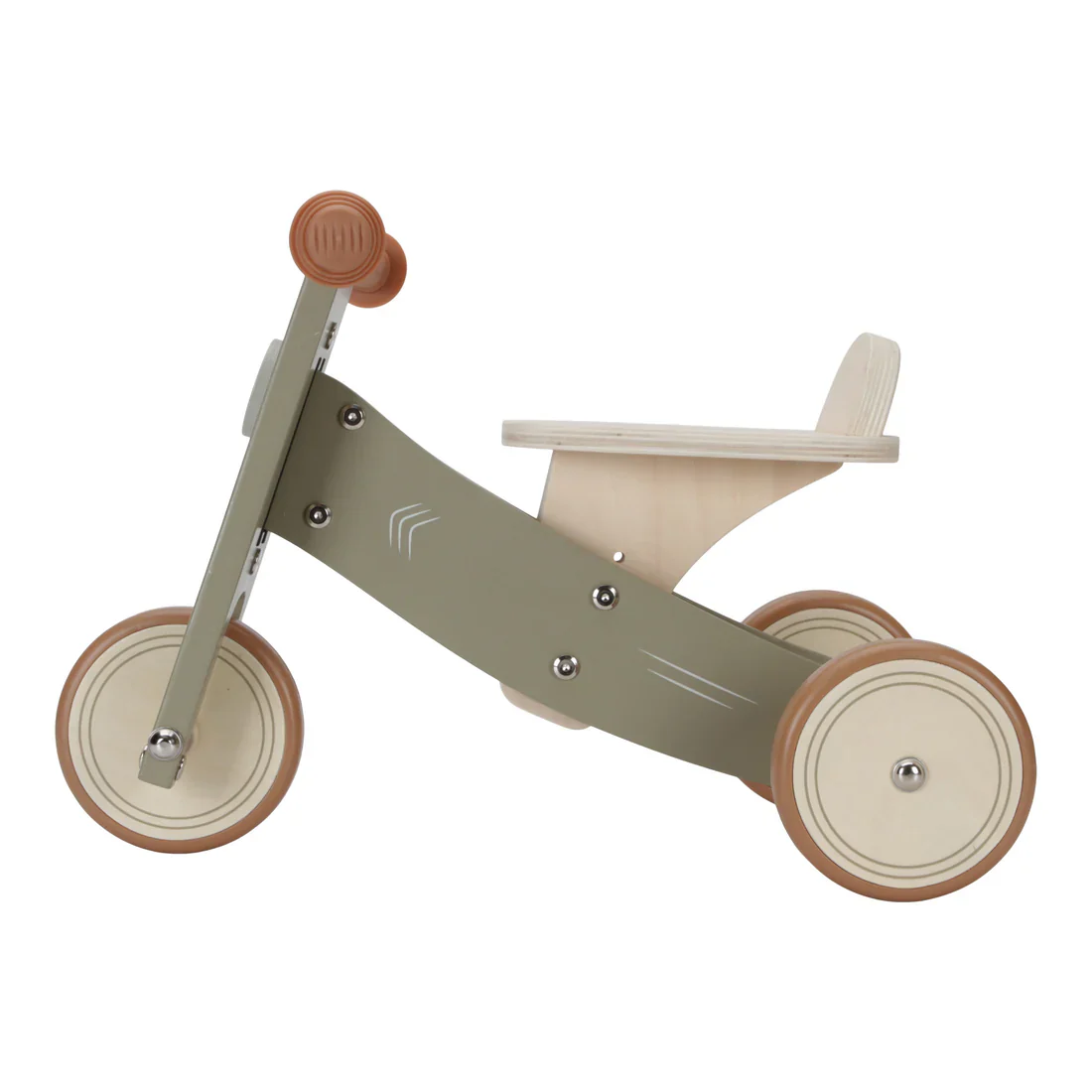 Wooden Tricycle - Olive - Image 5