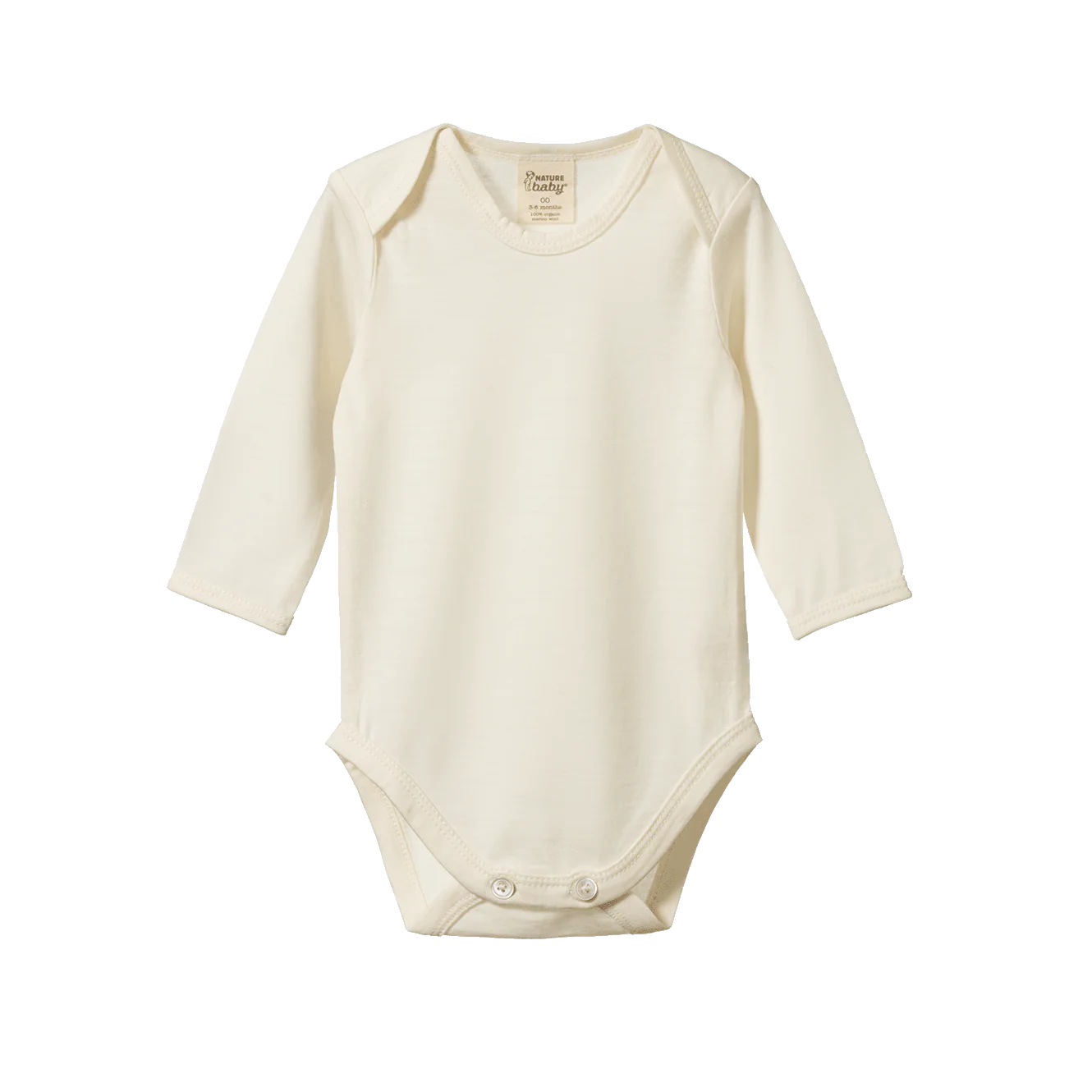 Longsleeve Bodysuit Pointelle Natural