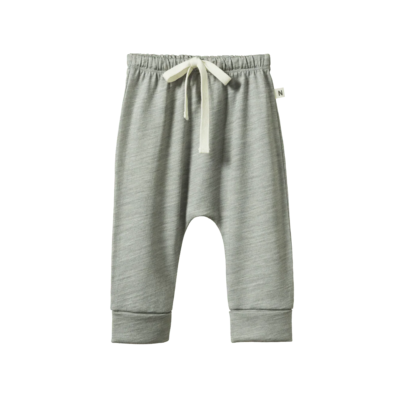 Merino Essentials Drawstring  Pants - Grey Marl