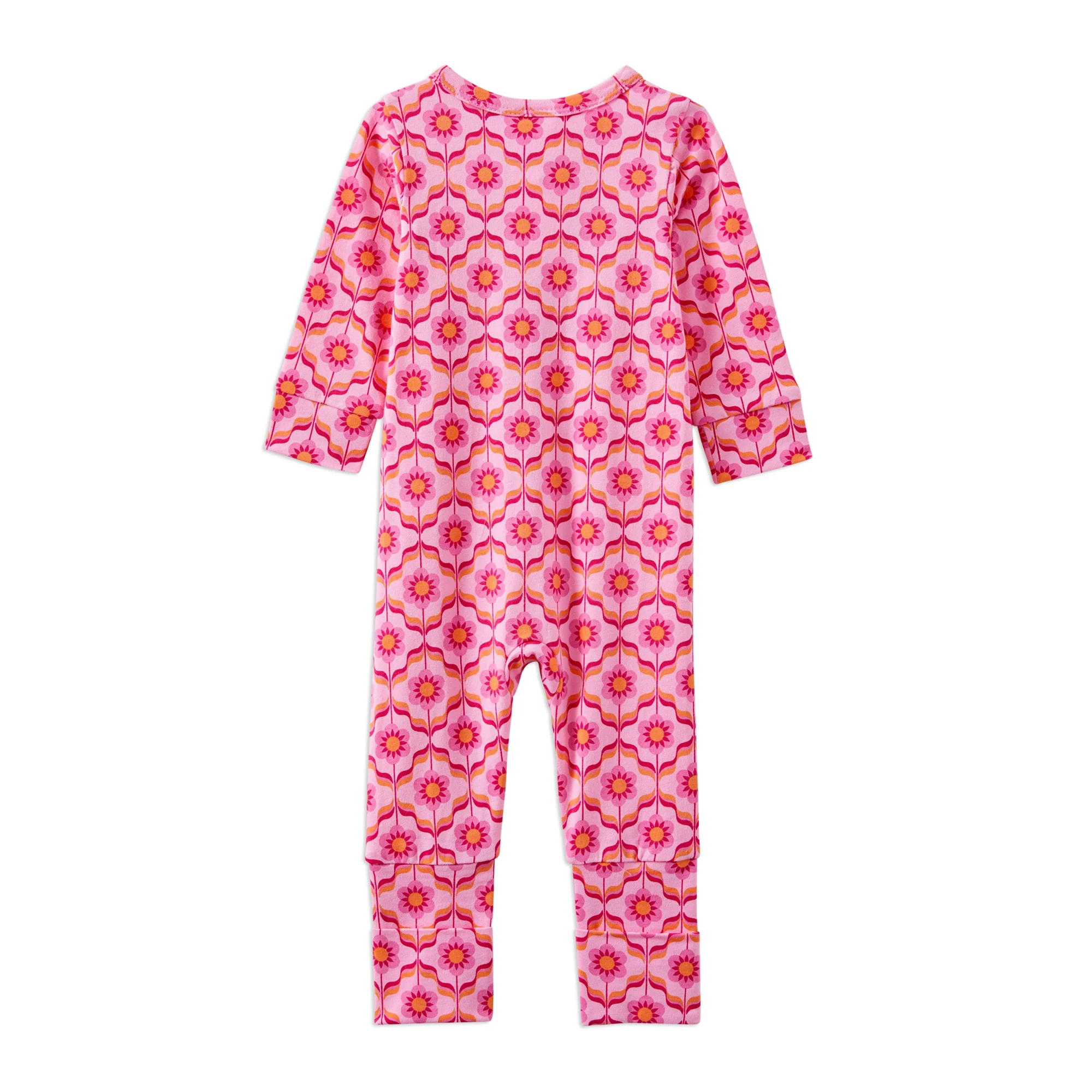 Milky Bubblegum Retro Zip Romper - Image 2