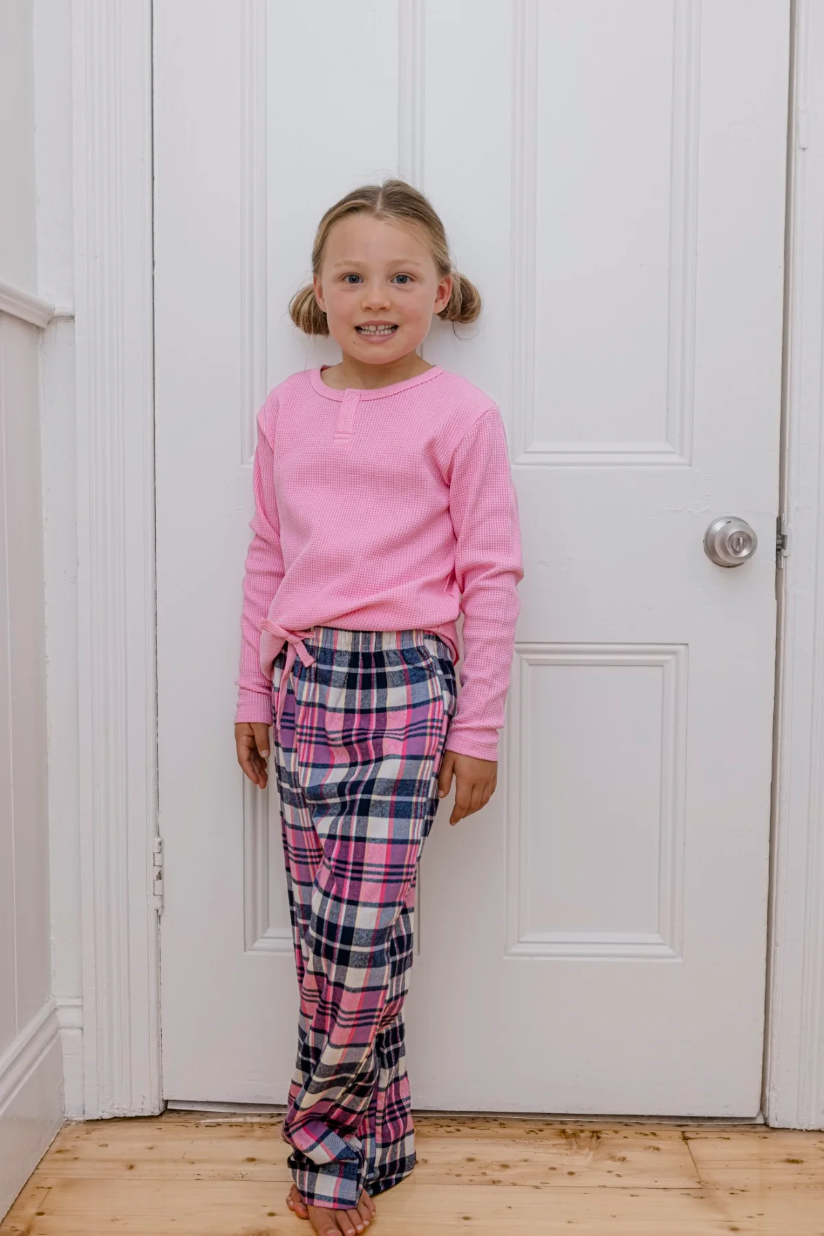 Chester Check PJ's - Marshmellow - Image 4