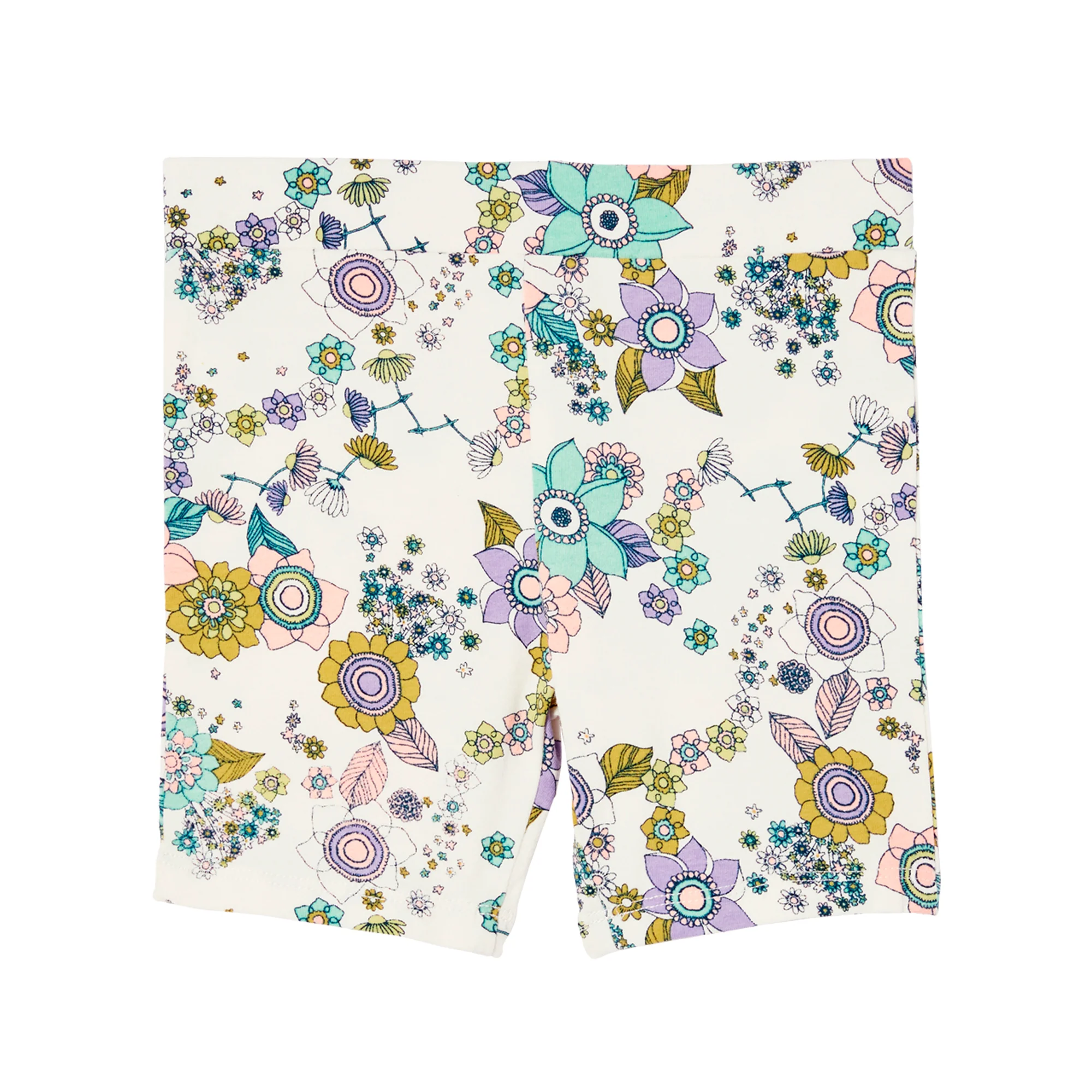 Milky Daisy Chain Bike Short - Off White - Image 2