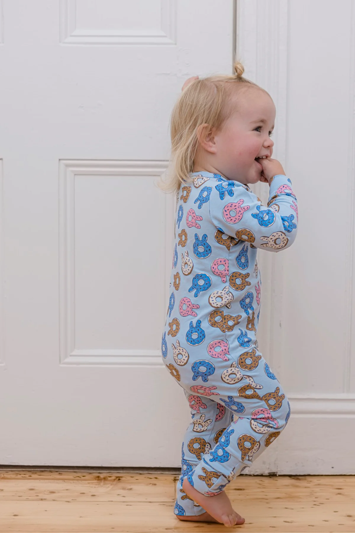 Donut Bunny Zip Romper - Image 2