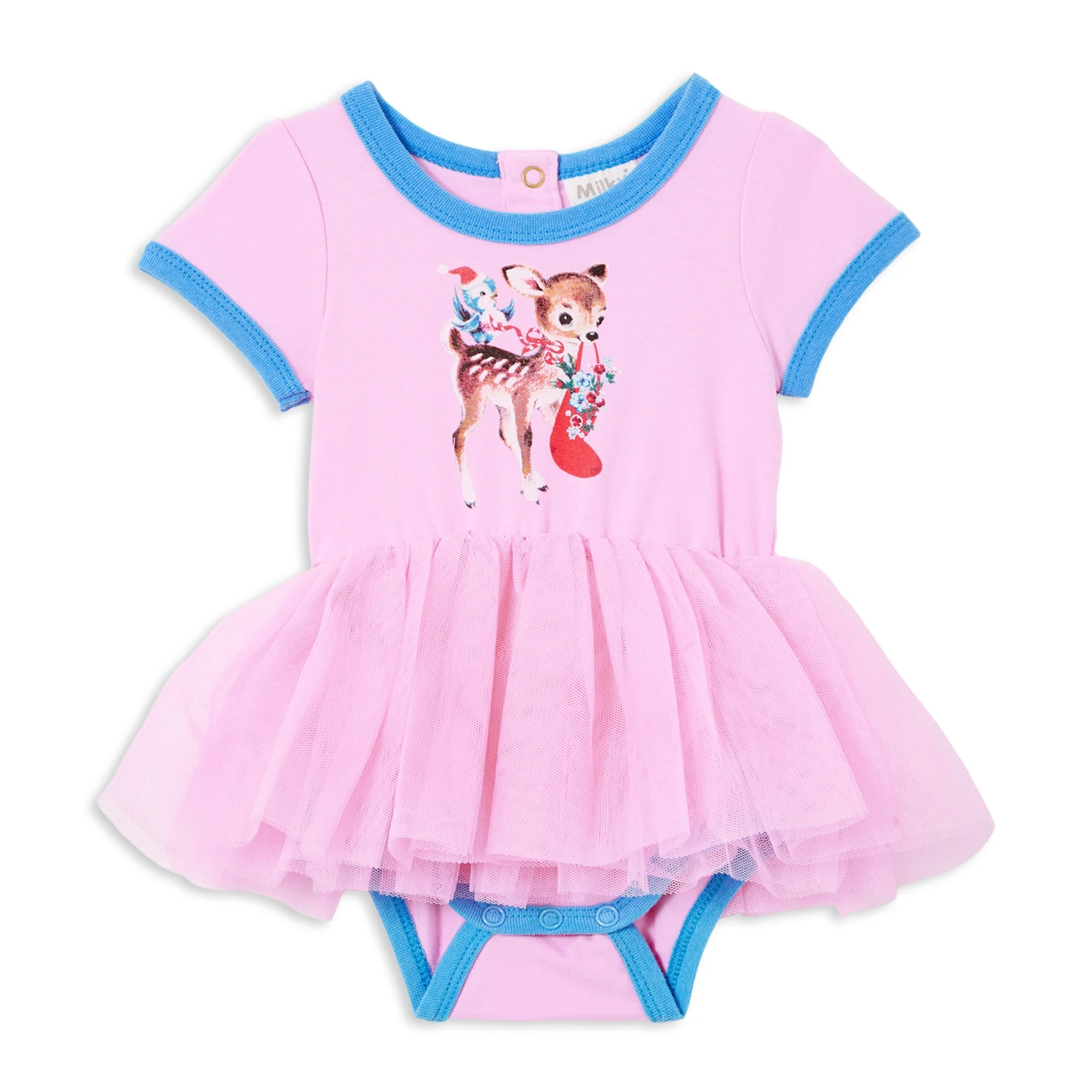 Milky Festive Friends Baby Dress