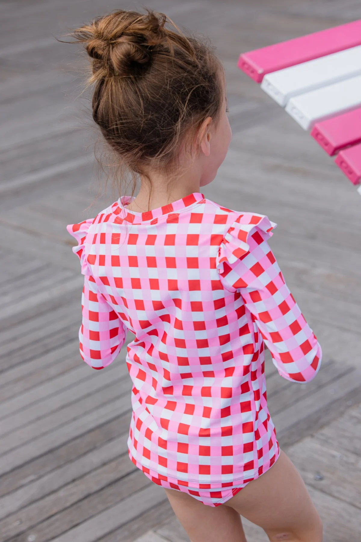 Lollipop Check Rash Vest - Image 3