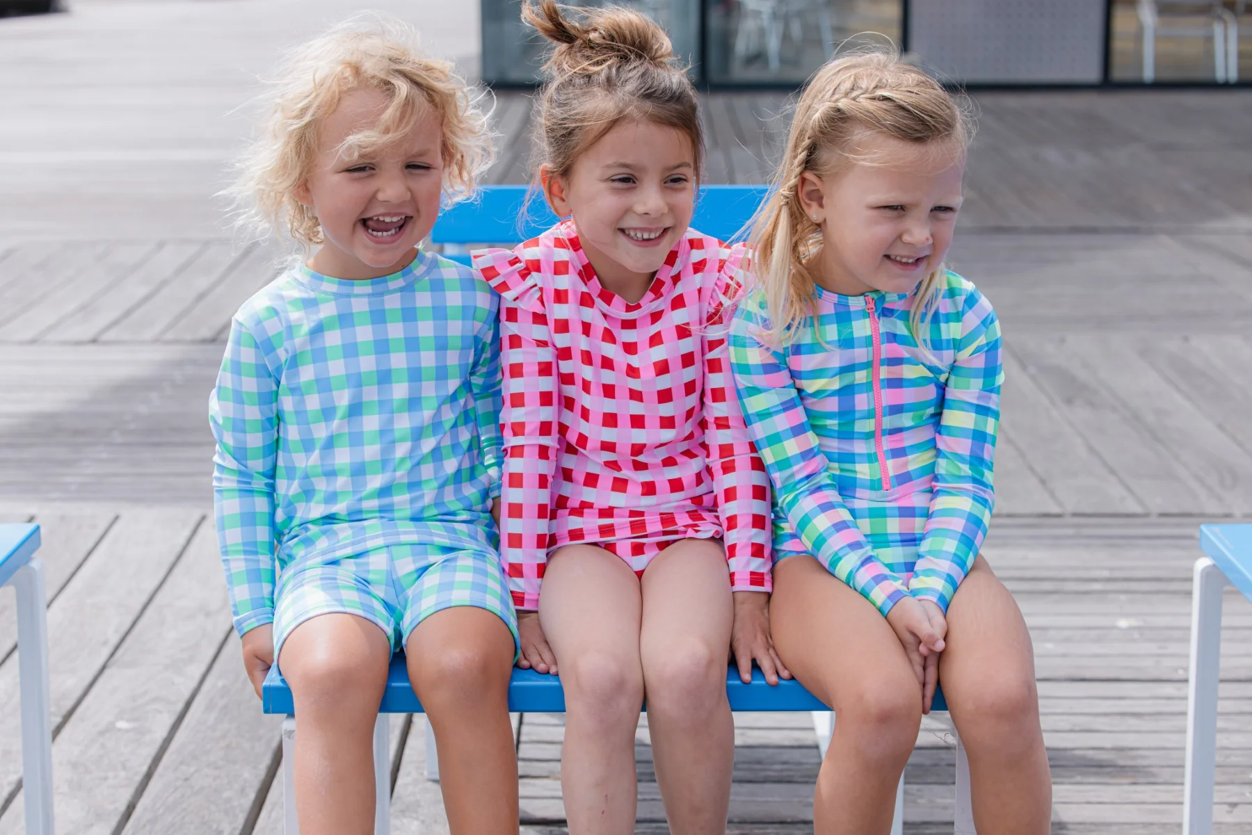Lollipop Check Rash Vest - Image 5