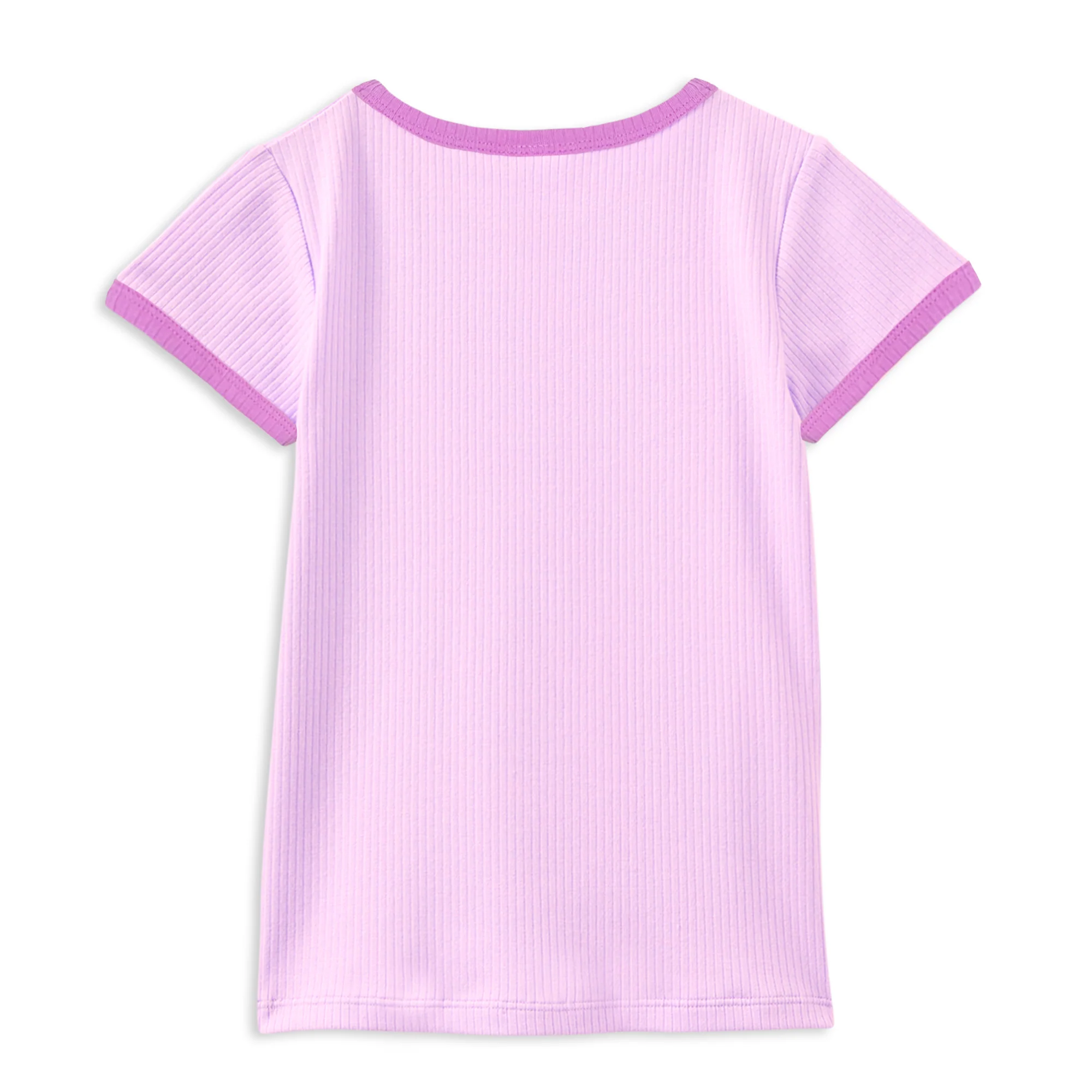 Rib Tee - Pink - Image 5