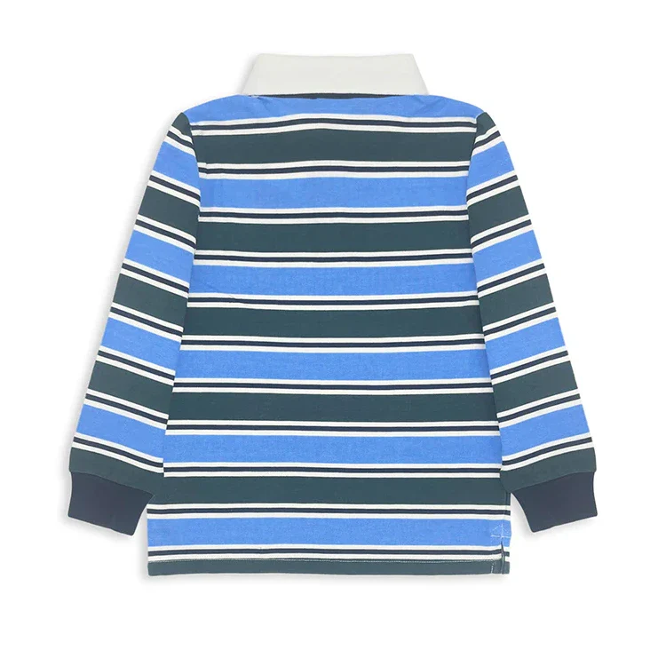 Milky Green Stripe Rugby - Image 2