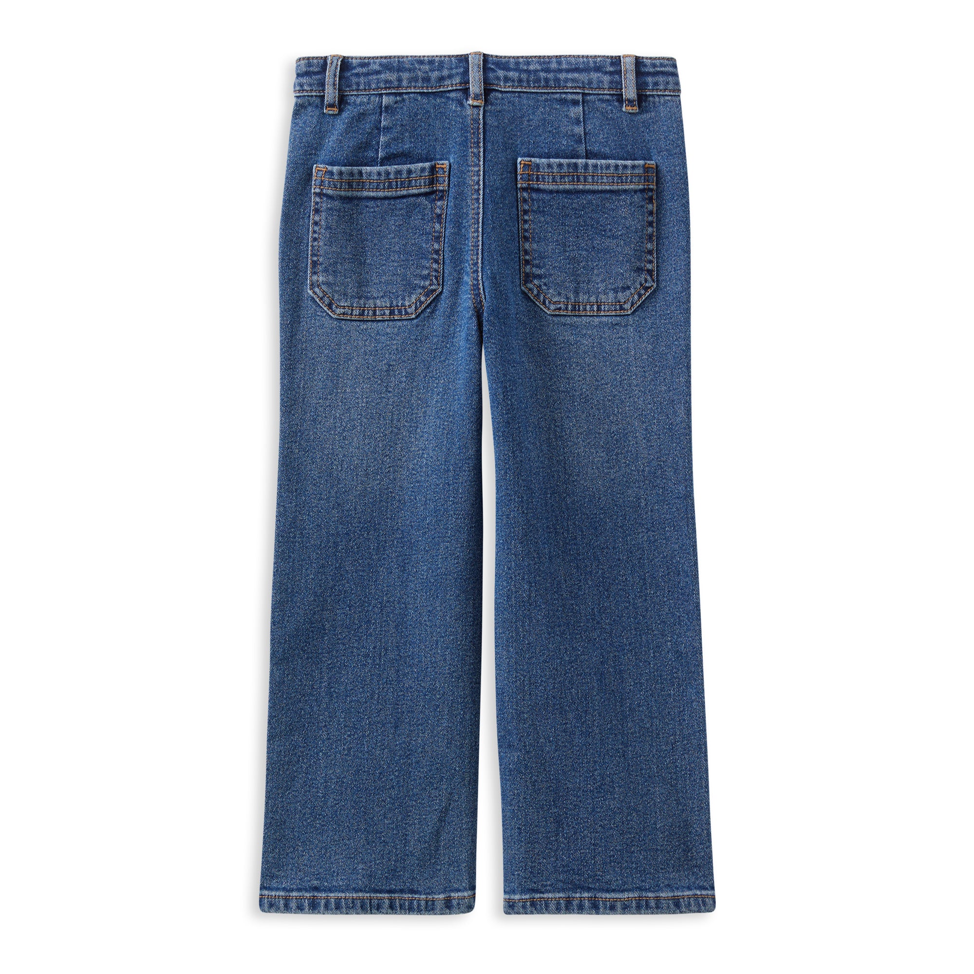 Milky Mid Wash Denim Jeans - Image 3