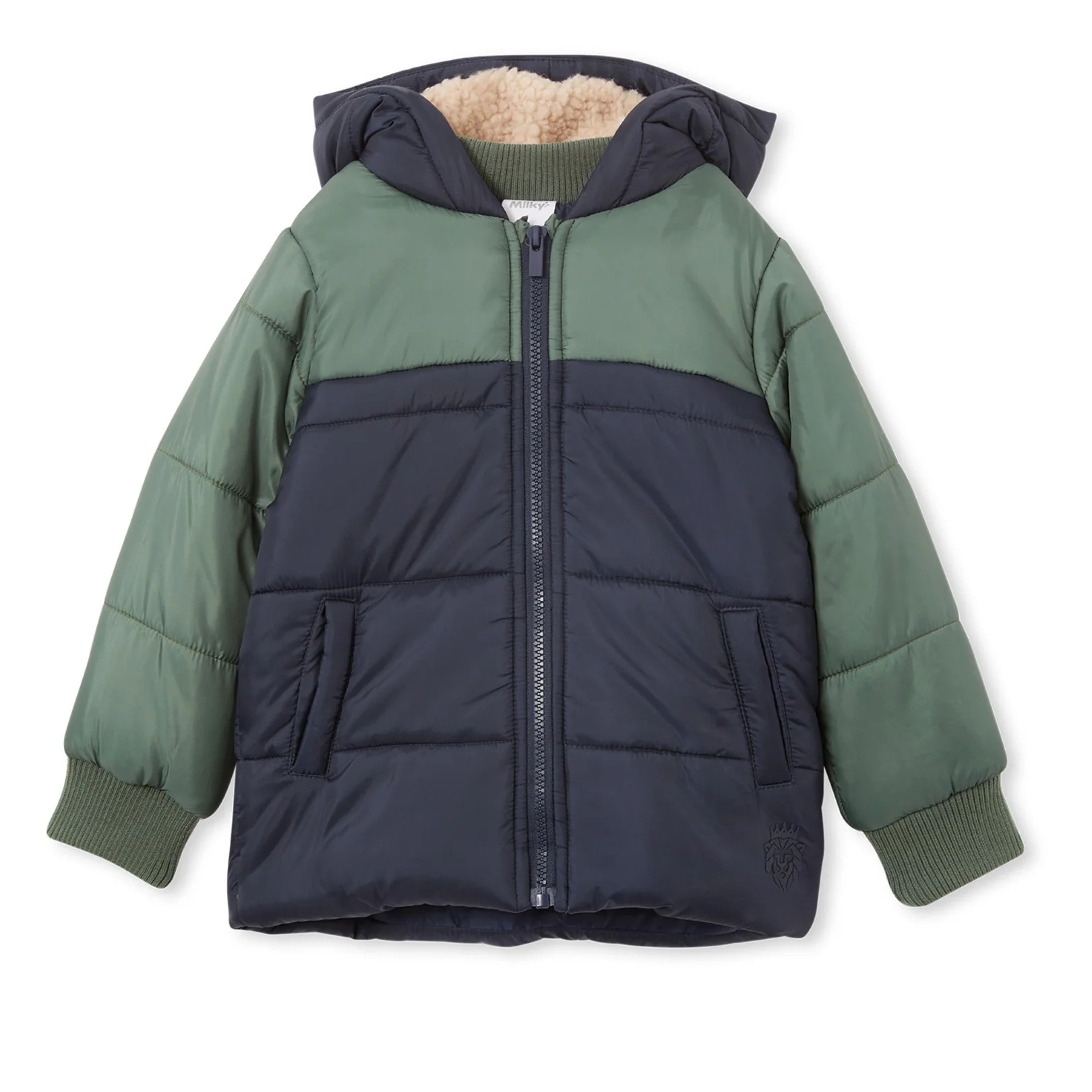 Panel Puffer Jacket