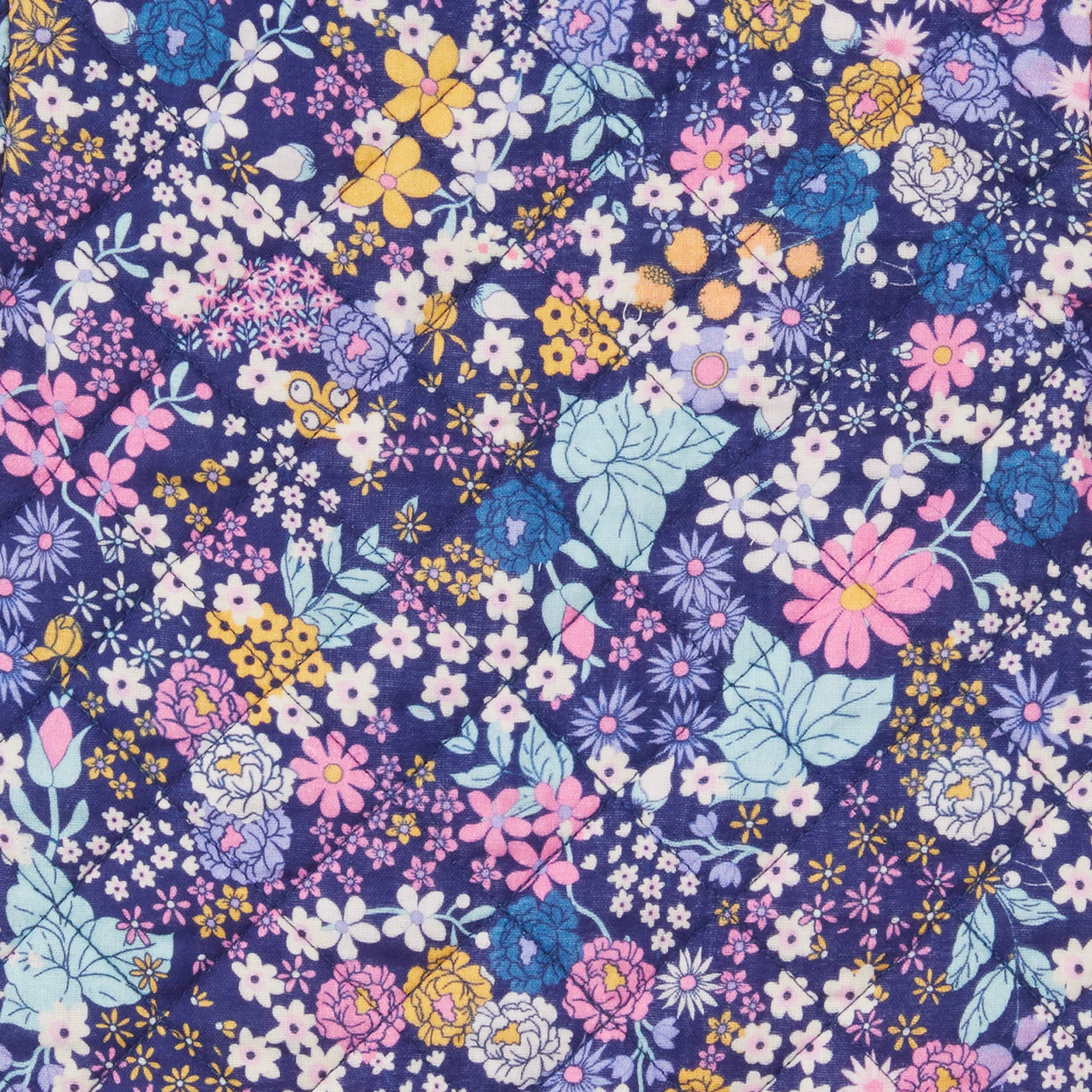 Milky Shirred Playsuit - Winter Bouquet - Image 2