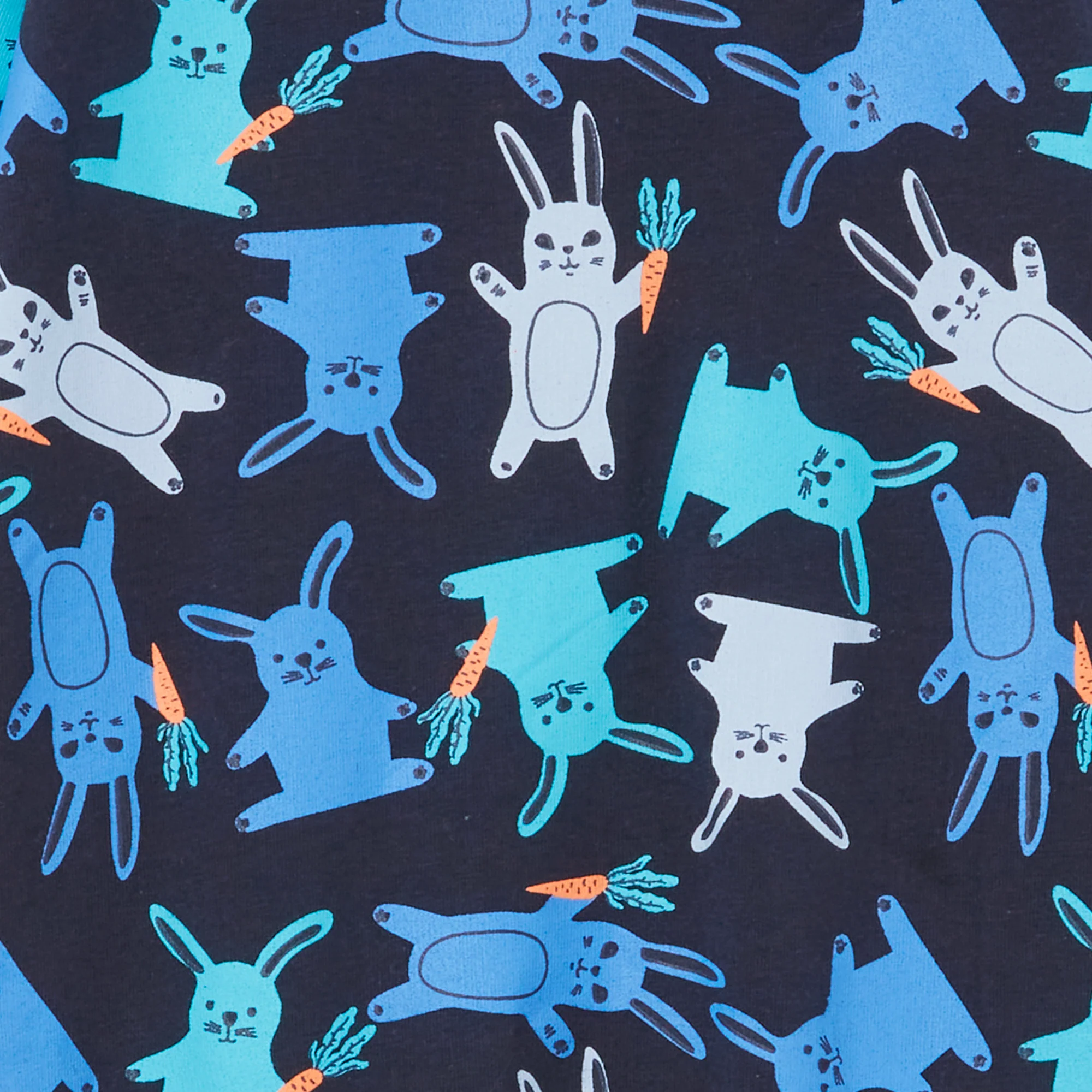 Milky Zip Romper - Navy Bunny - Image 4