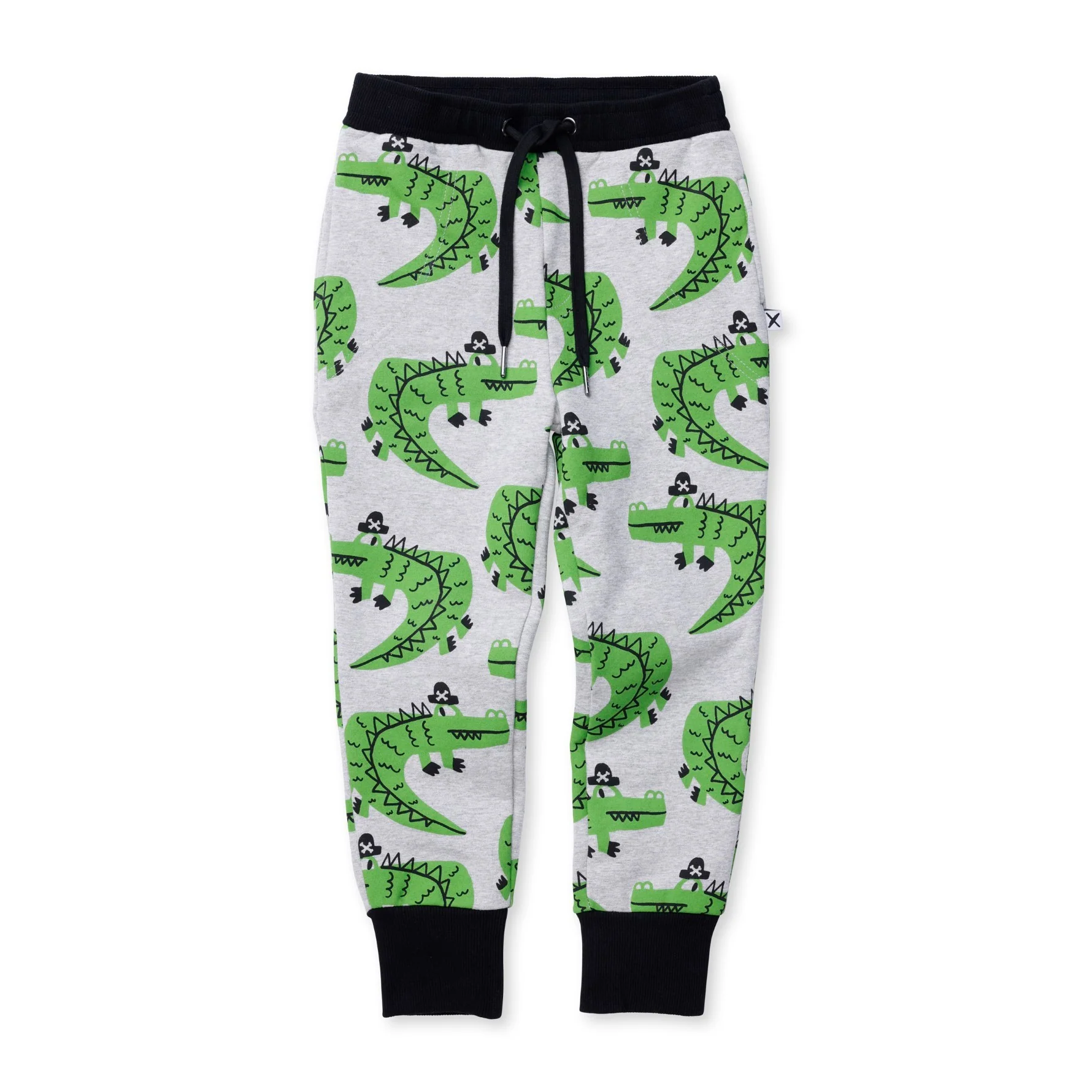 Captain Croc Furry Trackies - Grey Marle