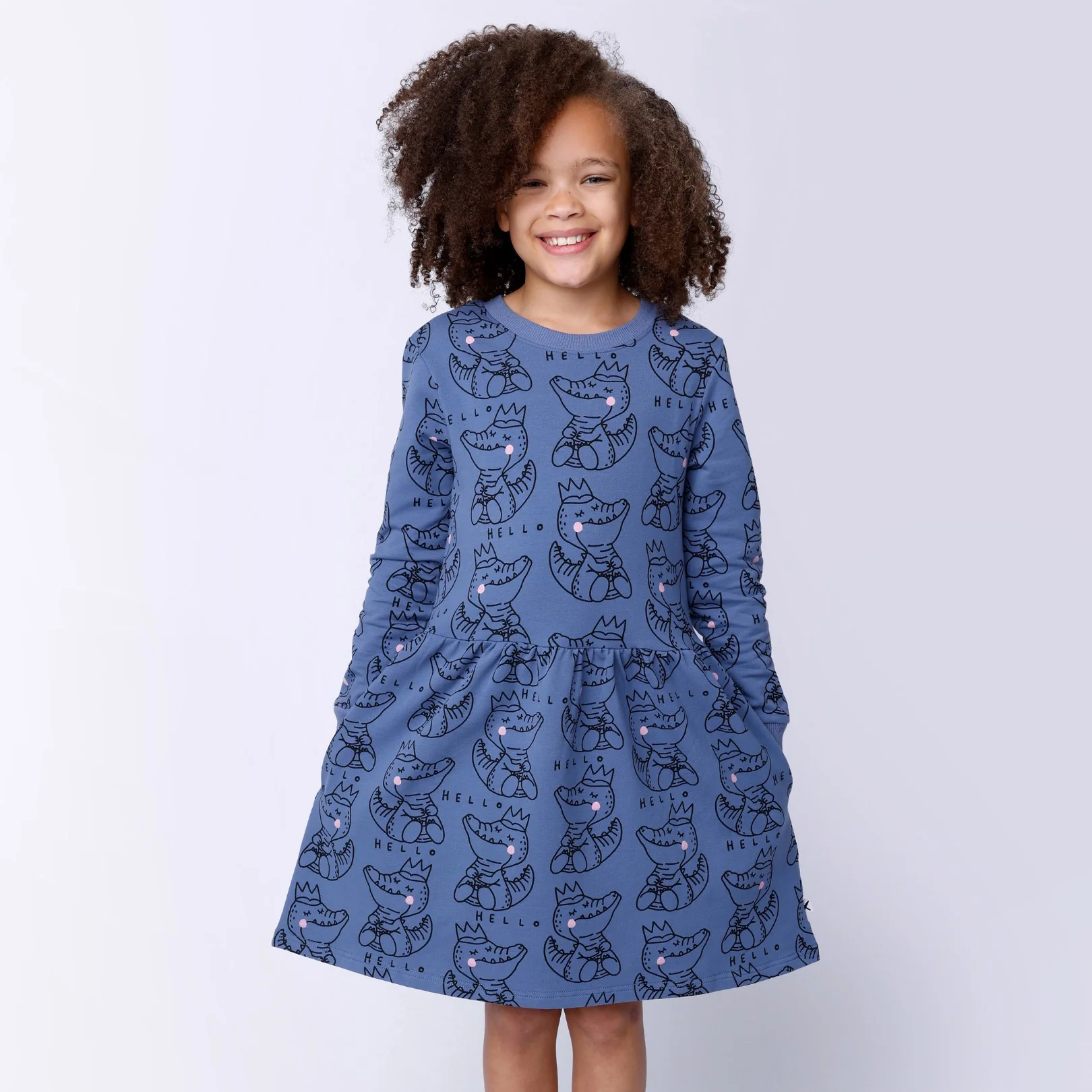 Crown Crocs Dress - Dark Cornflower - Image 2