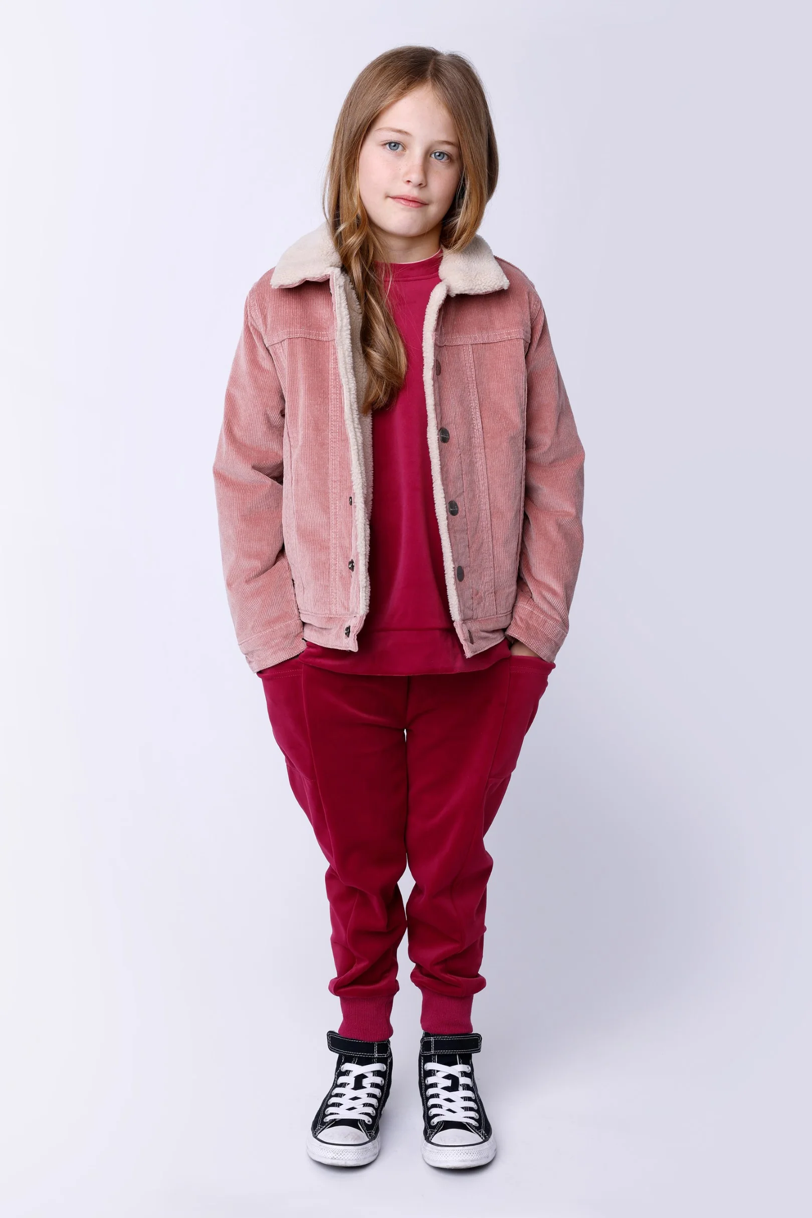 Custom Velvet Trackies - Crimson - Image 4