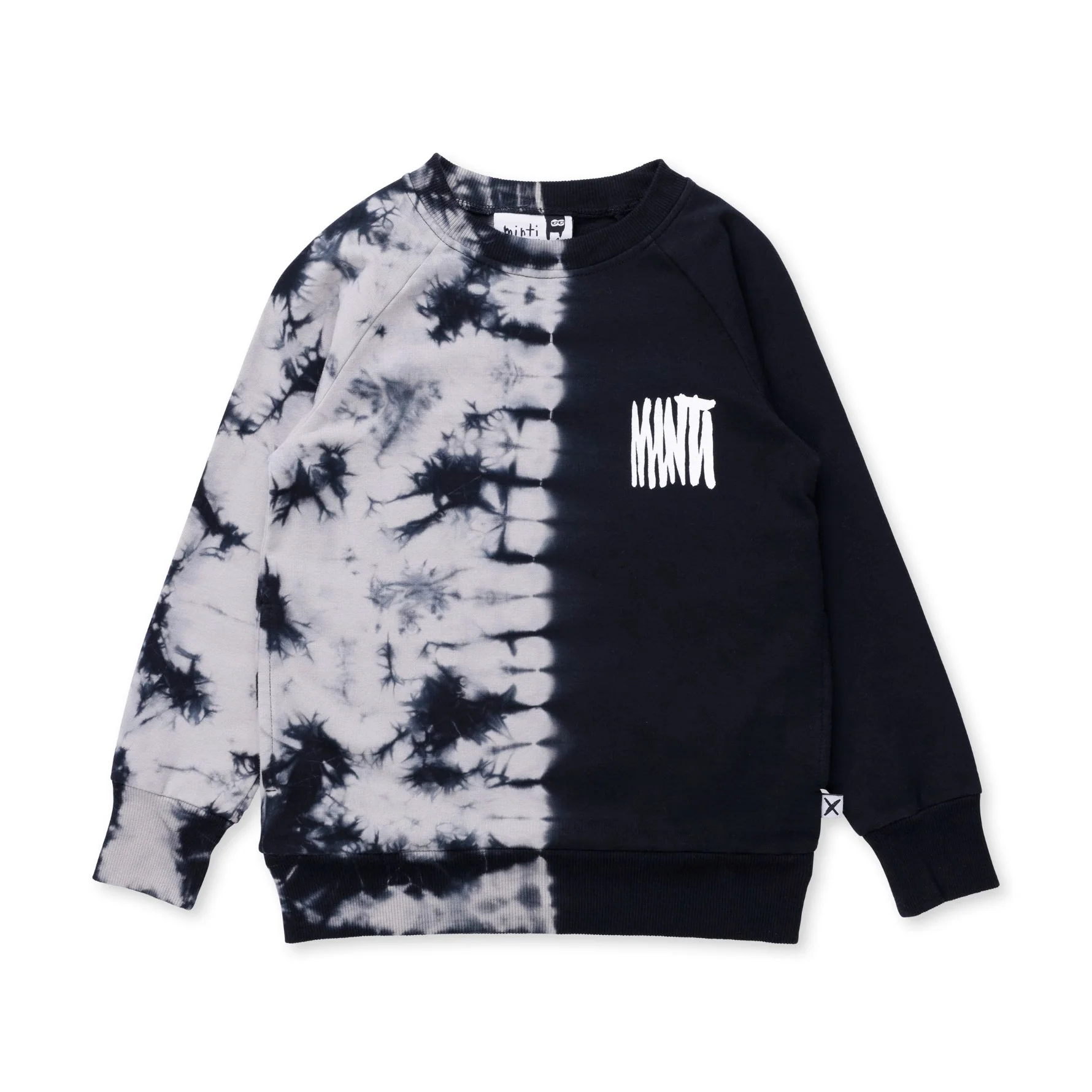 Duo Tie Dye Crew - Black