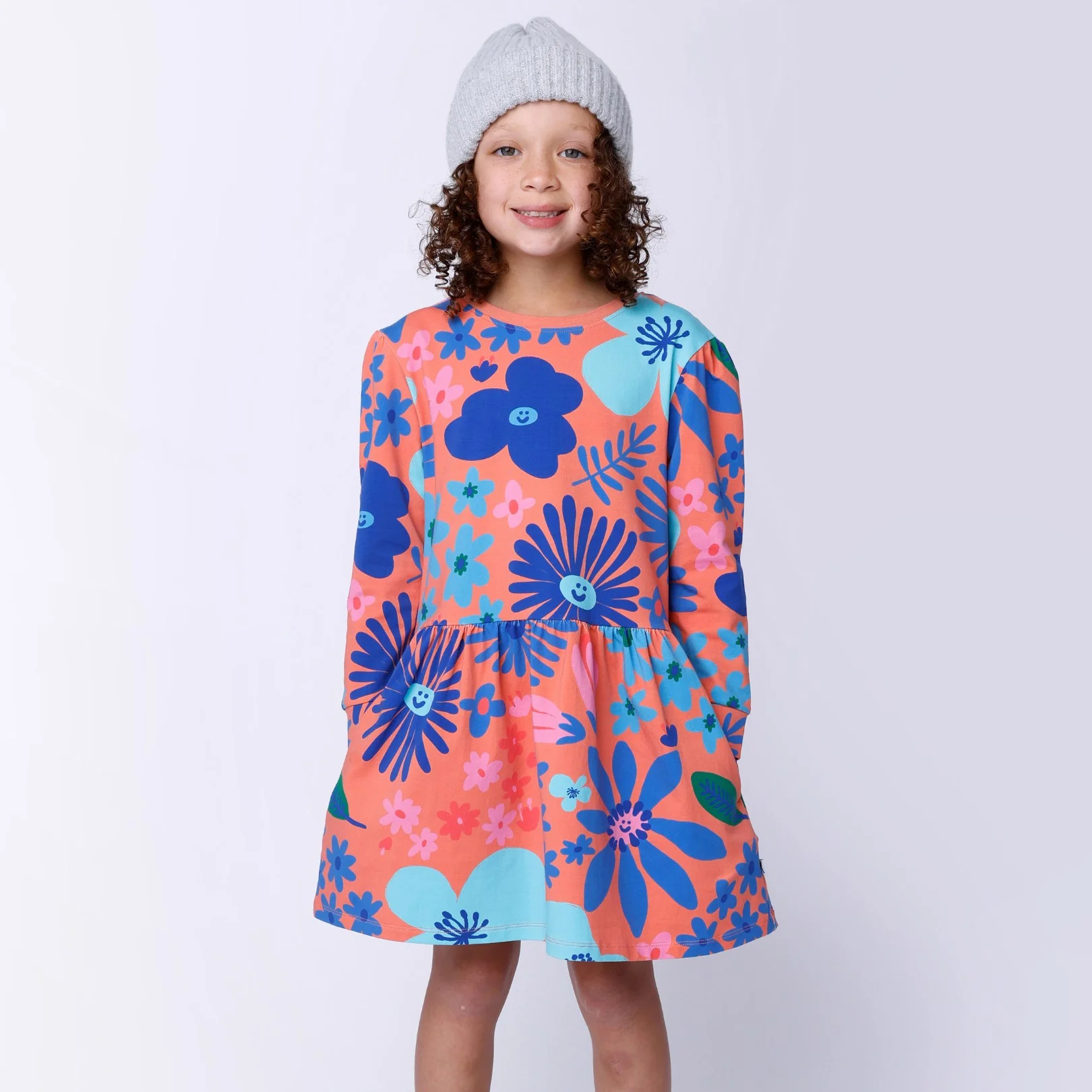 Minti Garden Dress - Apricot - Image 2