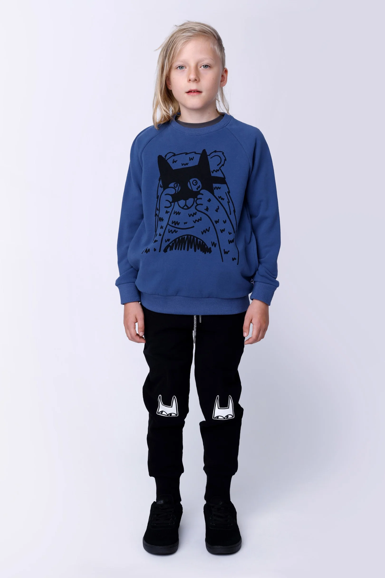 Mask Furry Trackies - Black - Image 3