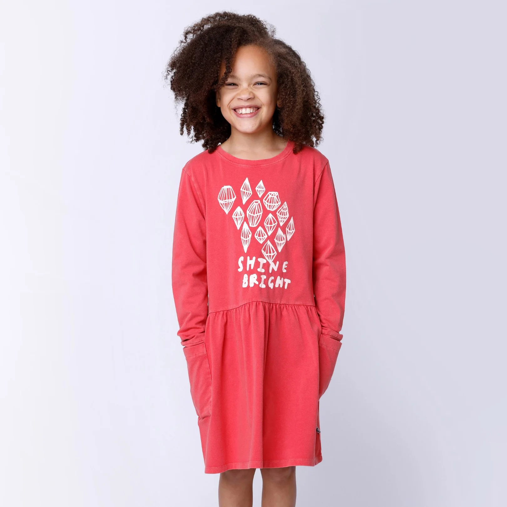 Minti Shine Bright Dress - Pink Wash - Image 2