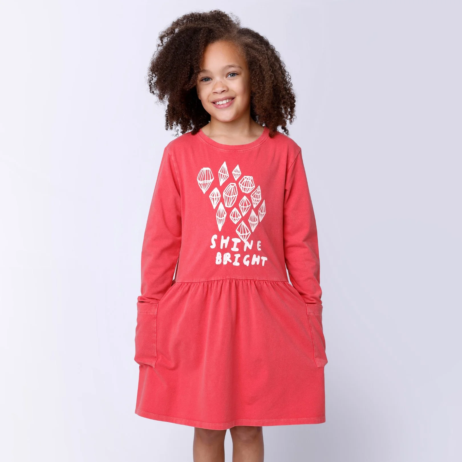 Minti Shine Bright Dress - Pink Wash - Image 4
