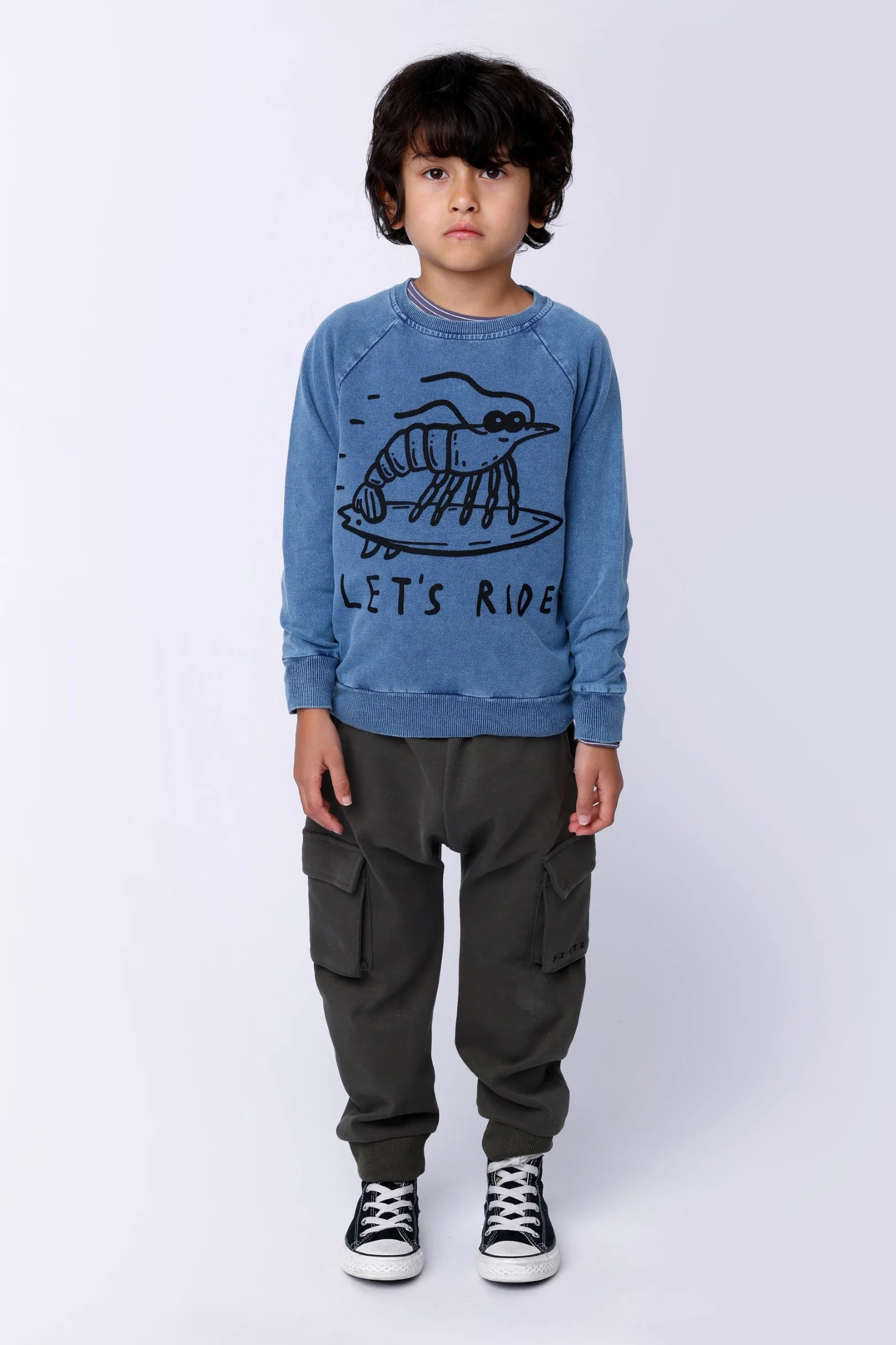 Slouch Cargo Trackies - Khaki - Image 3