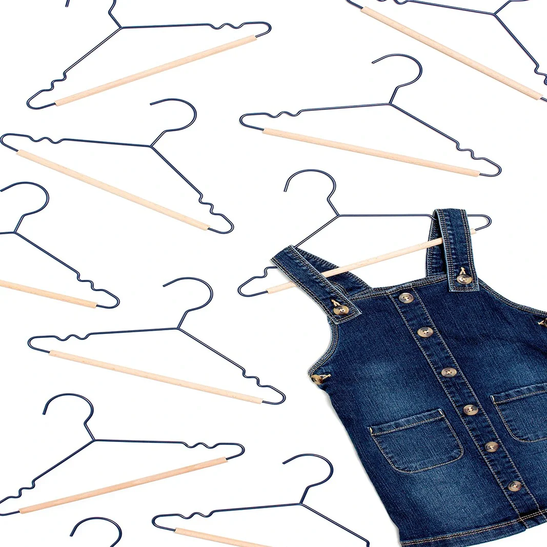 Kids Top Hangers - Navy - Image 5