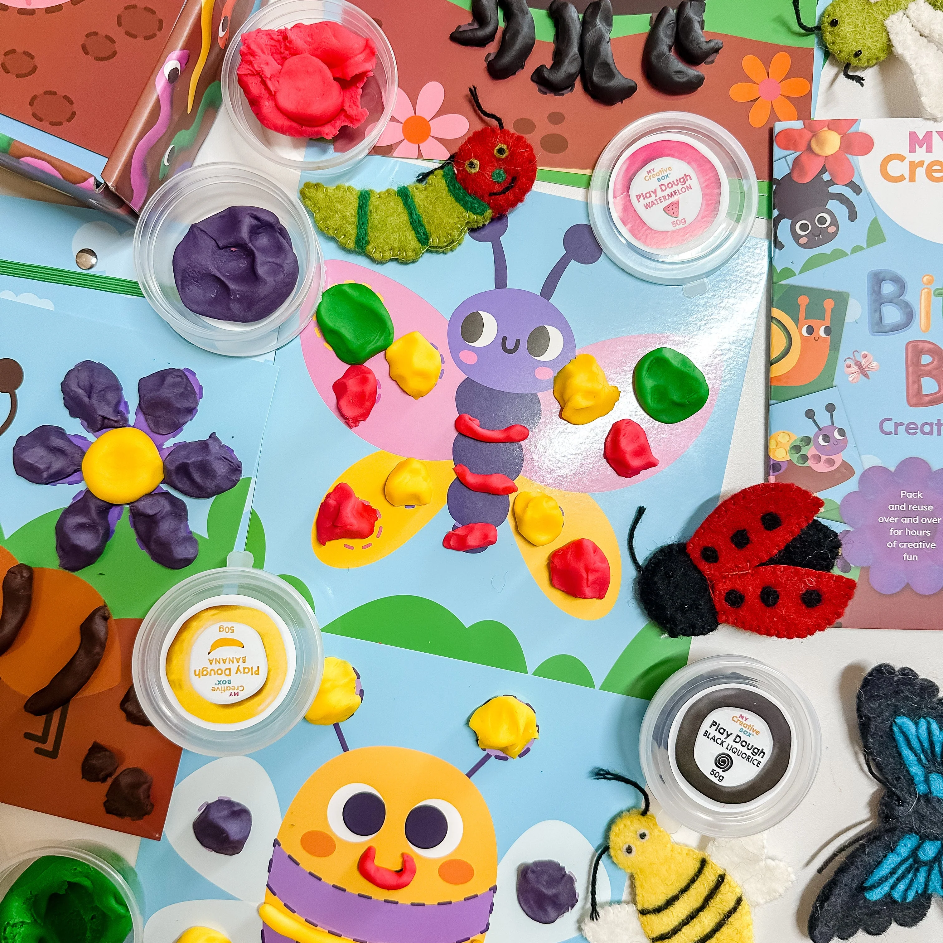 Bitty Bugs Dough Sensory Craft Box - Image 2