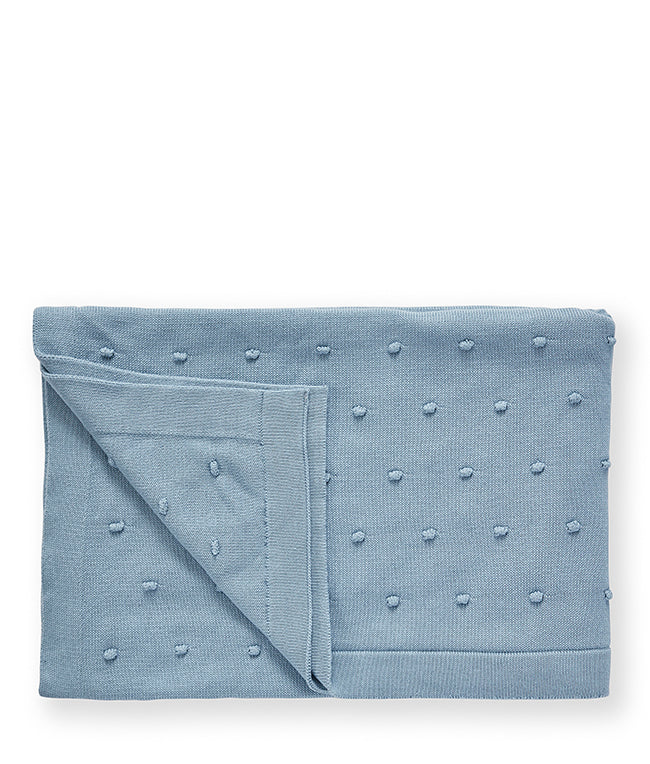 Bobble Baby Blanket - Baby Blue - Image 3
