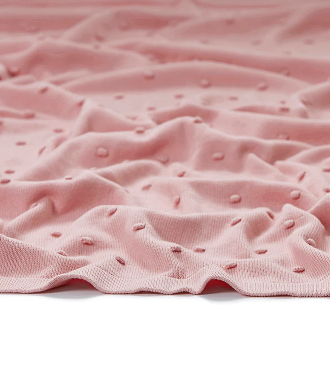 Bobble Baby Blanket - Fairy Floss Pink - Image 2